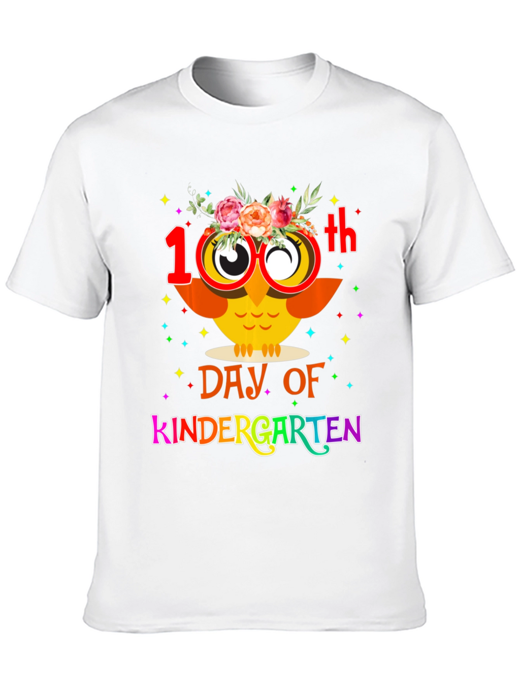 100th Day of Kindergarten Owl T-Shirt