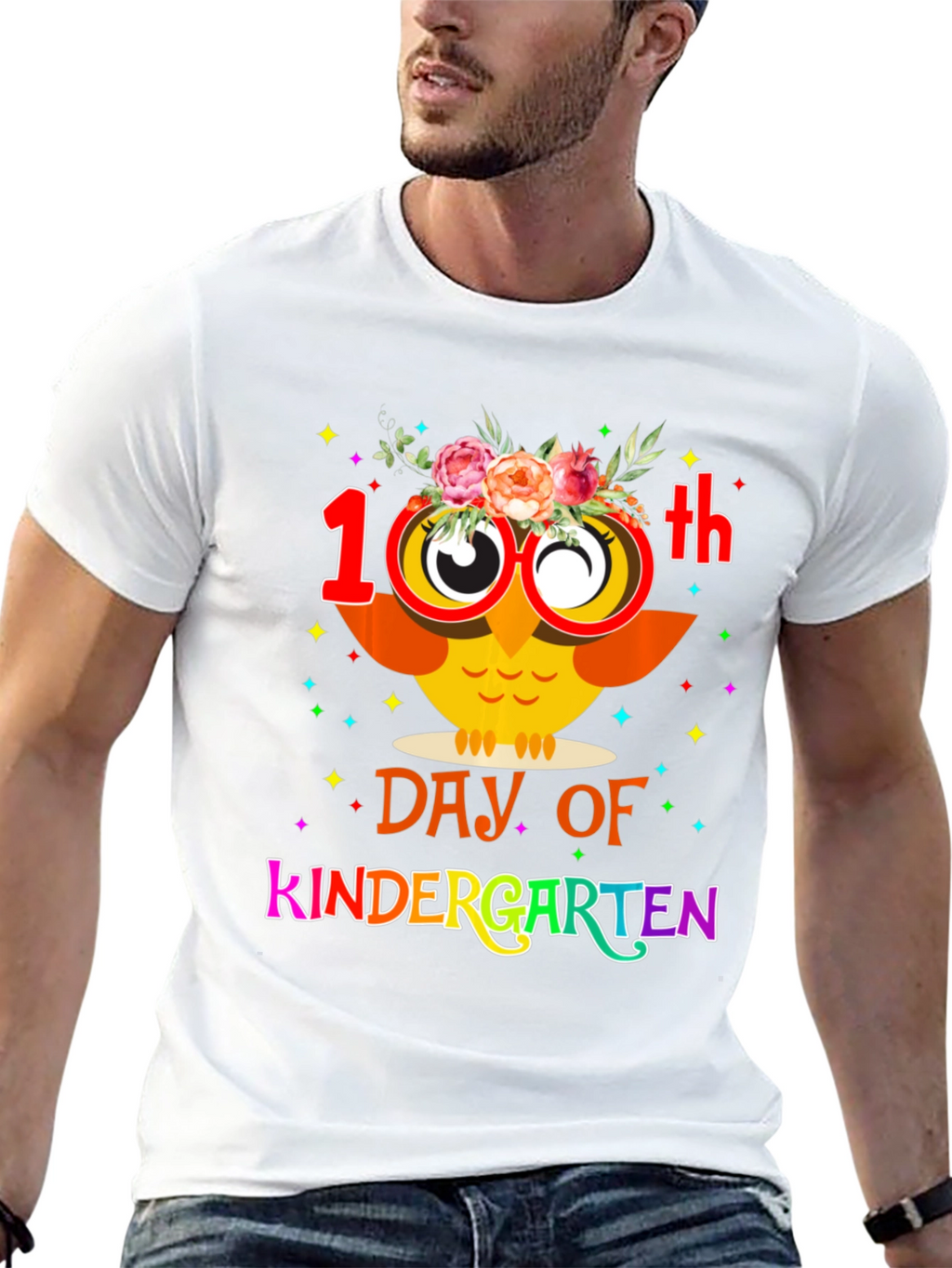 100th Day of Kindergarten Owl T-Shirt