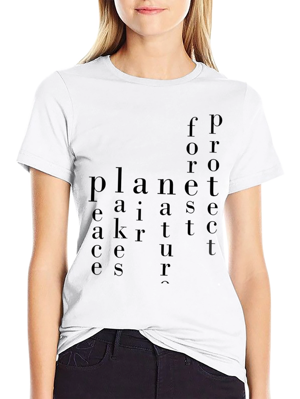 Planet Earth Structure Black Graphic Tee