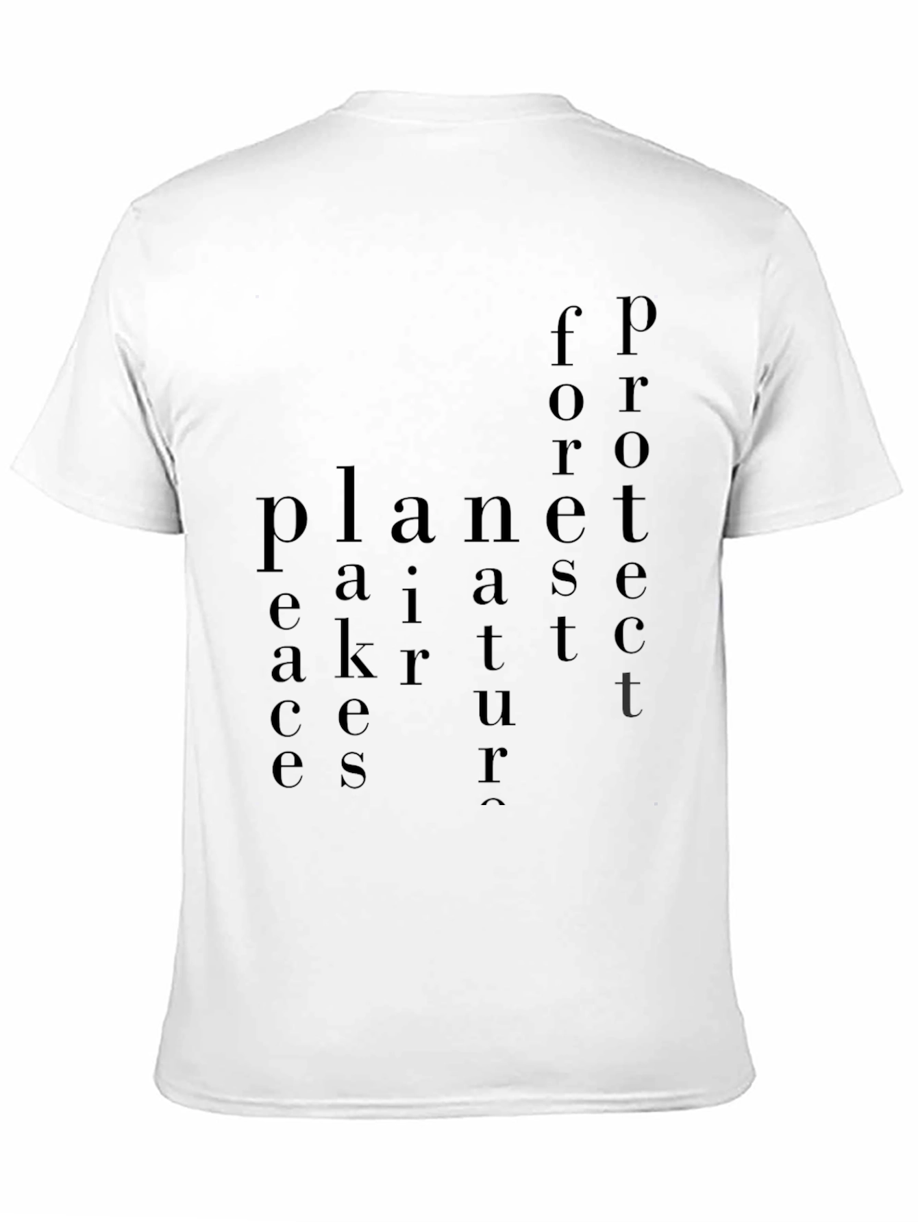 Planet Earth Structure Black Graphic Tee
