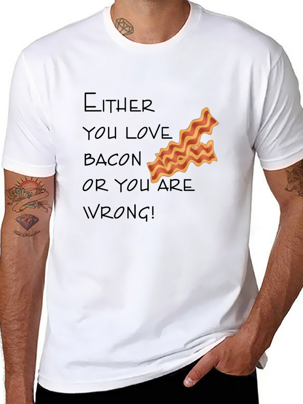 Bacon Lover T-Shirt - Funny Foodie Tee
