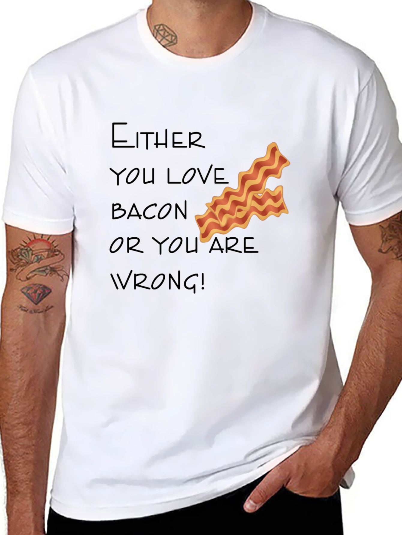 Bacon Lover T-Shirt - Funny Foodie Tee