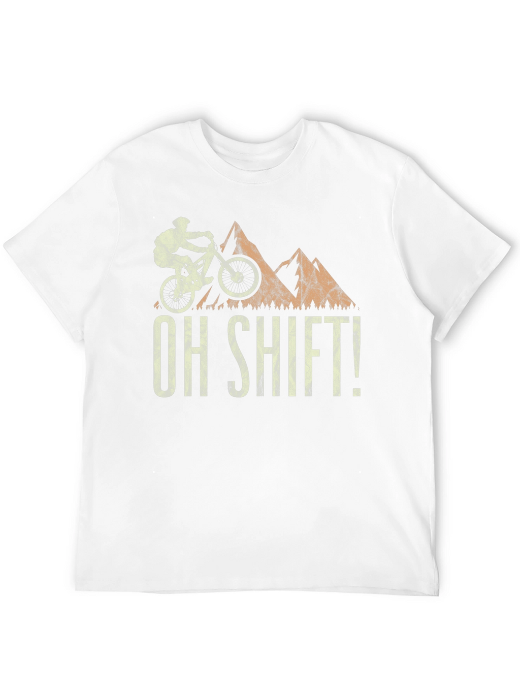 Mountain Biking Oh Shift! Graphic T-Shirt