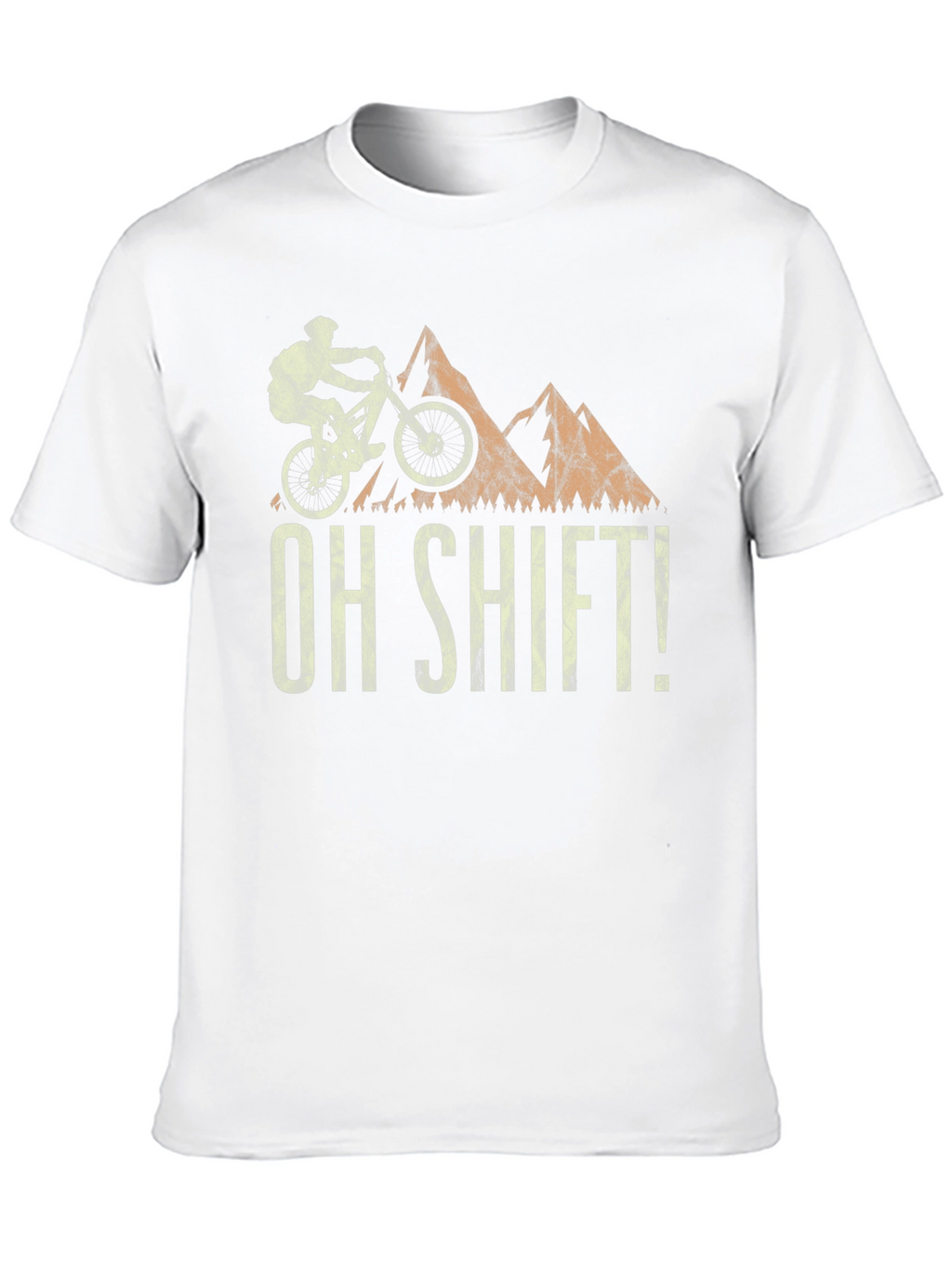 Mountain Biking Oh Shift! Graphic T-Shirt