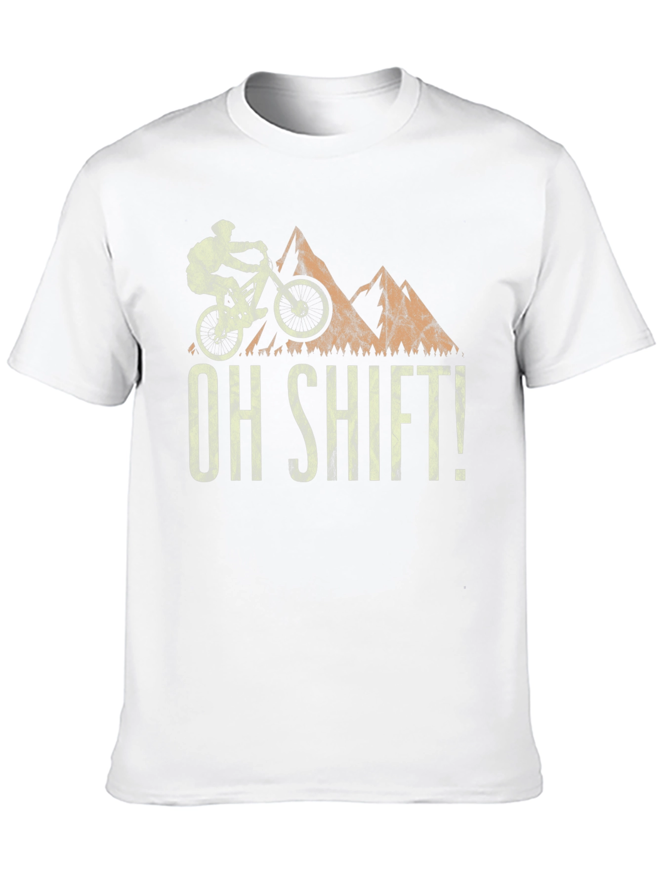 Mountain Biking Oh Shift! Graphic T-Shirt