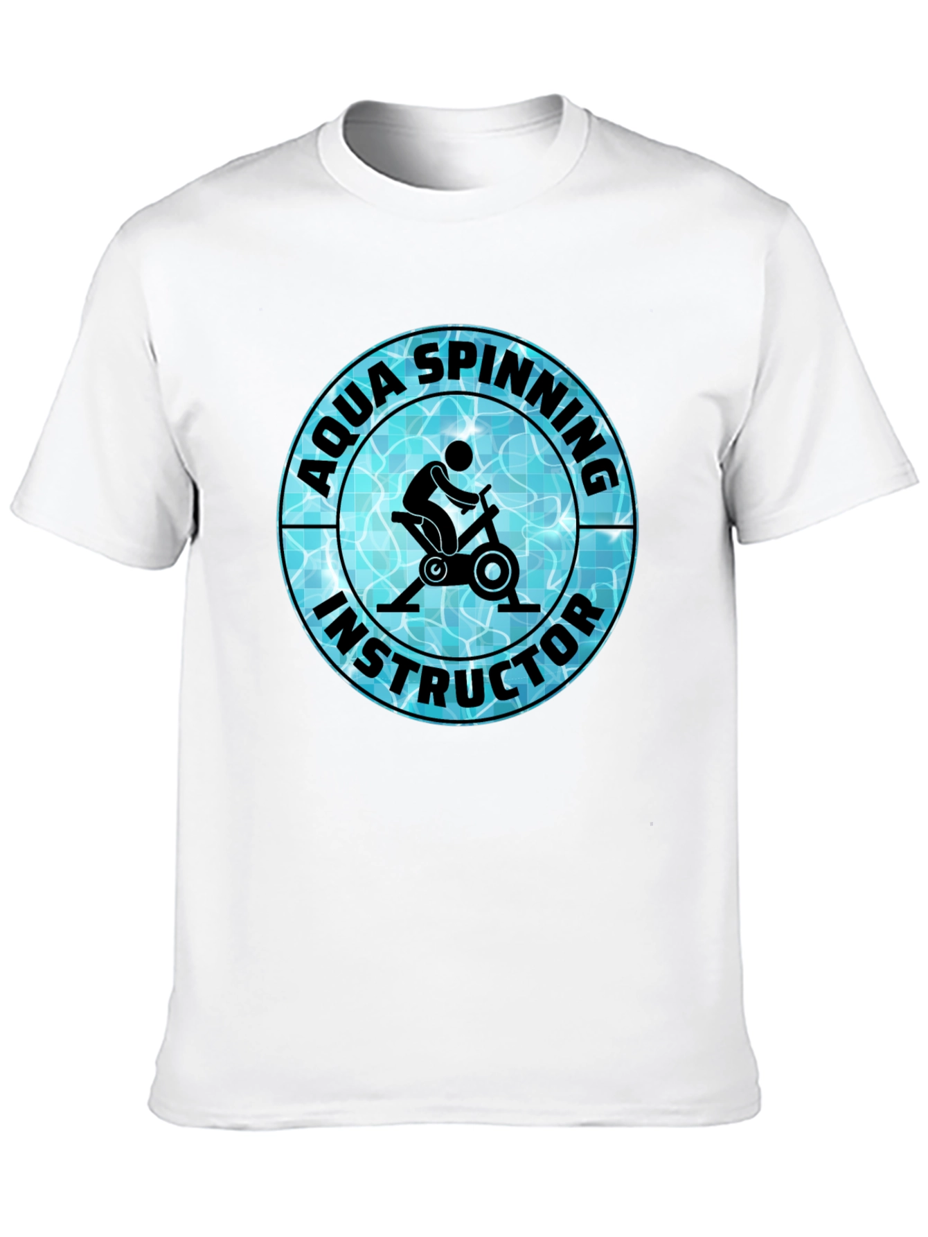 Aqua Spinning Instructor T-Shirt - Fitness Apparel