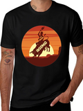 Insomnia Rodeo Graphic Tee - Black Cotton T-Shirt