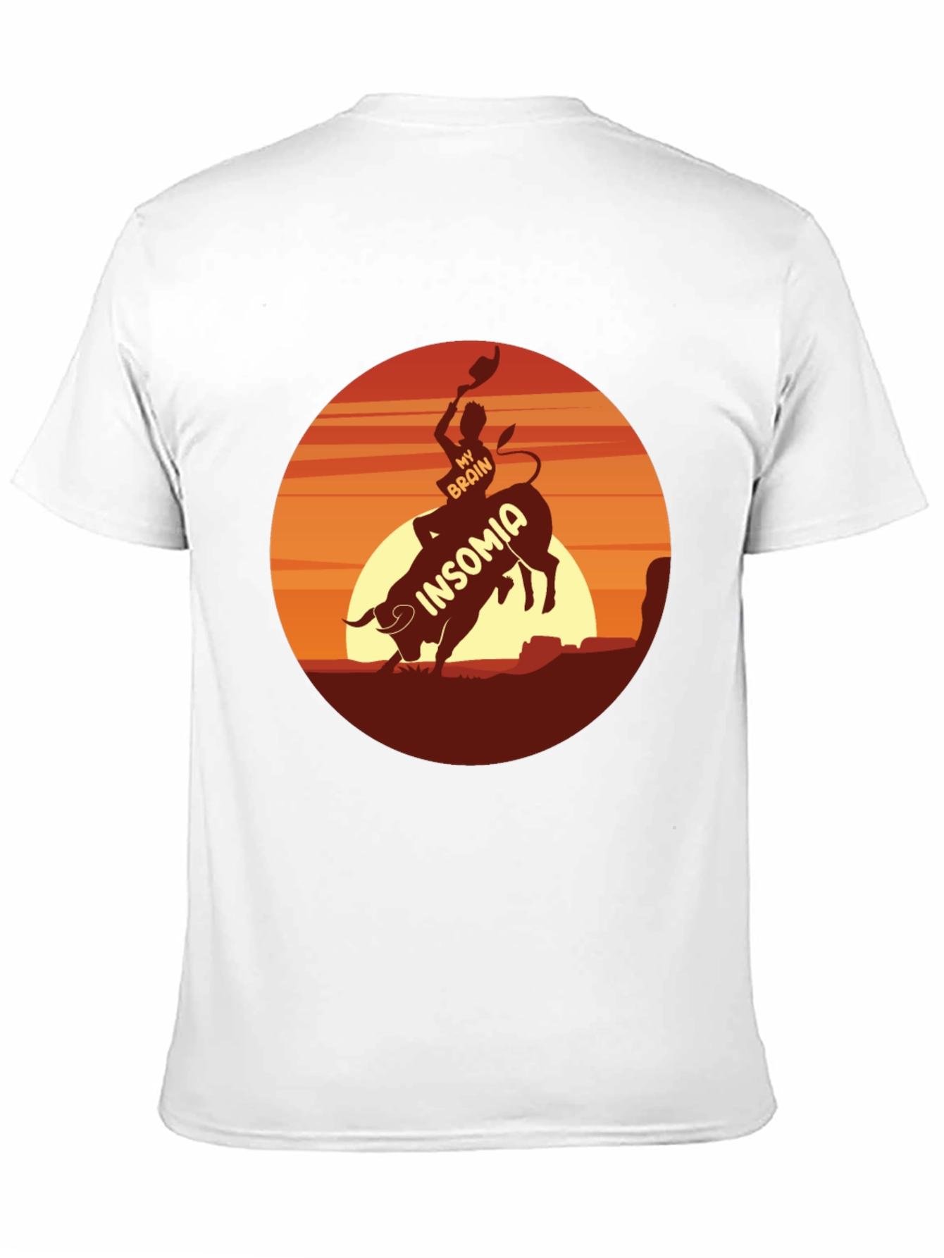 Insomnia Rodeo Graphic Tee - Black Cotton T-Shirt