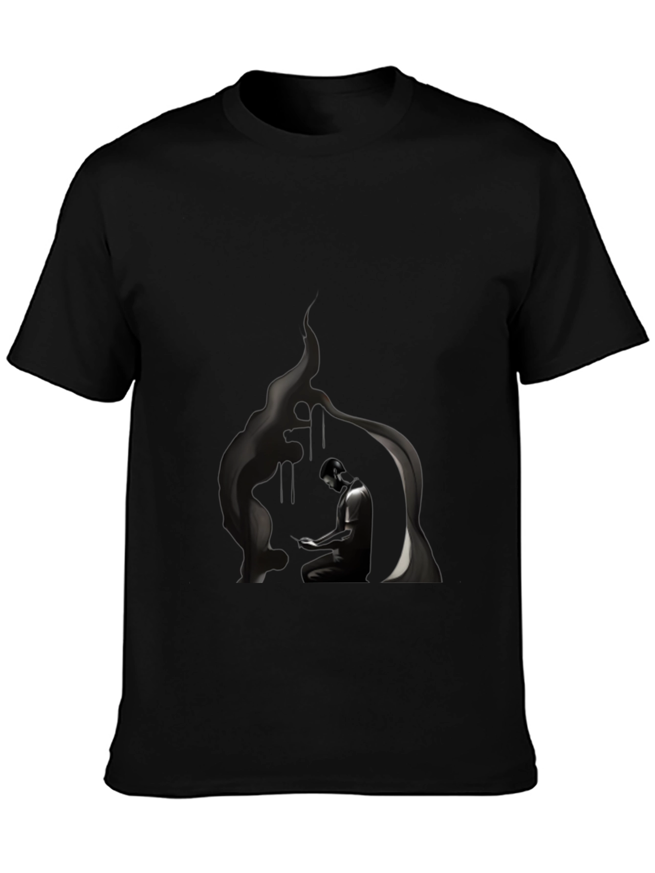 Mystic Meditation Black T-Shirt