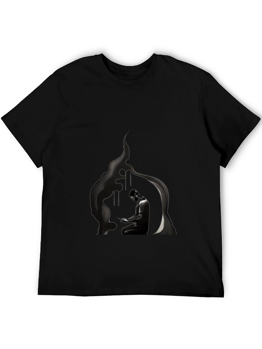 Mystic Meditation Black T-Shirt