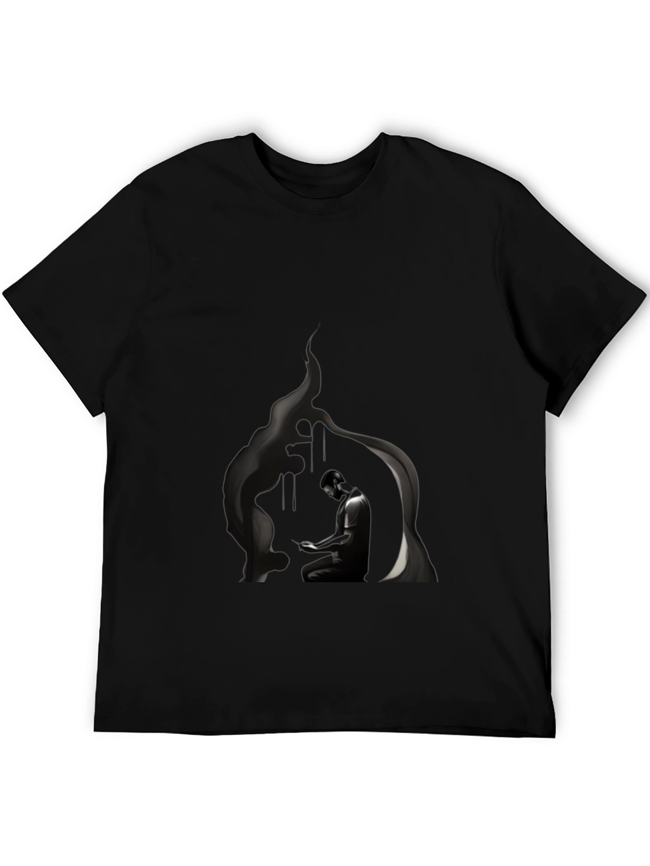 Mystic Meditation Black T-Shirt