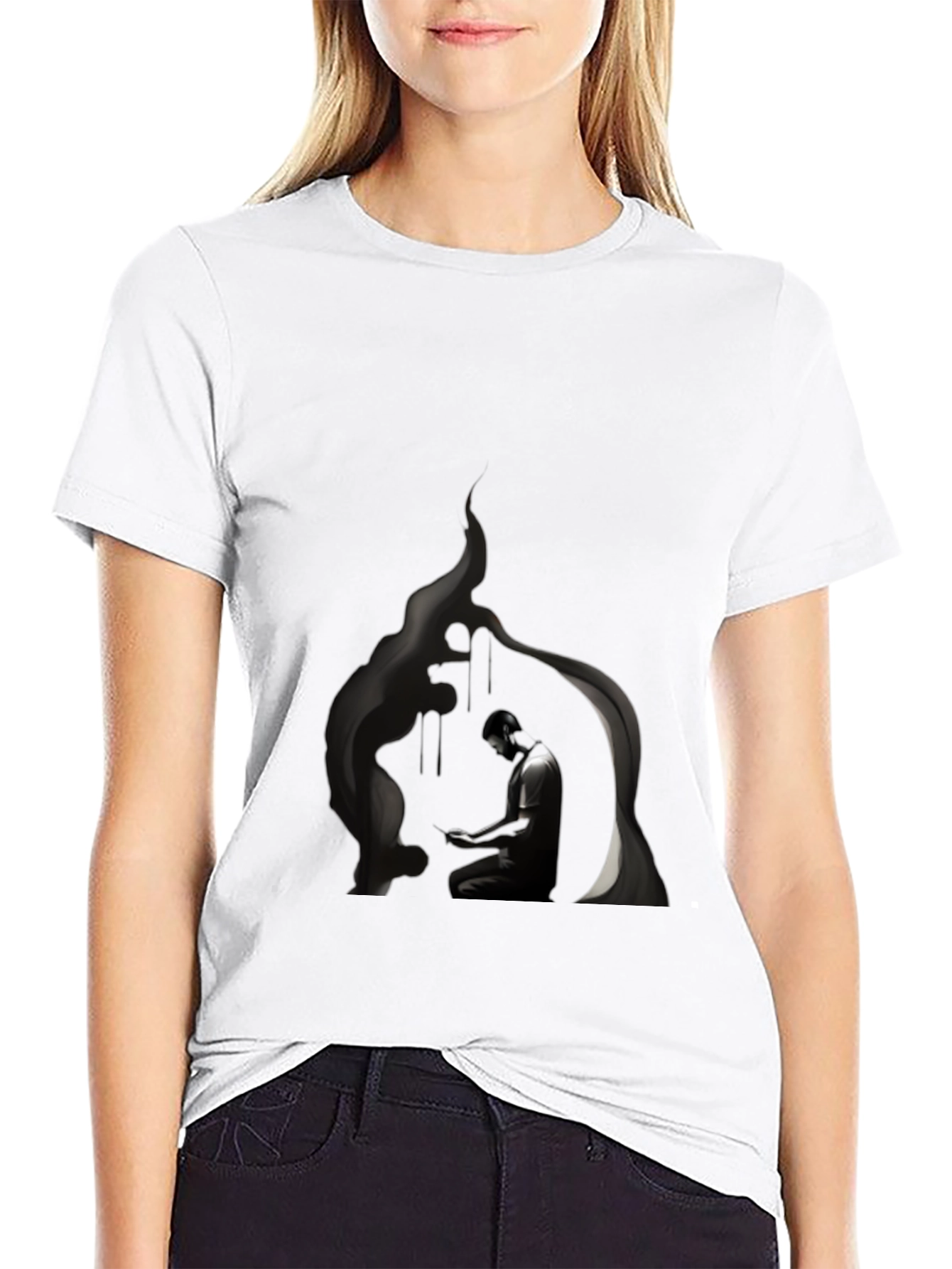 Mystic Meditation Black T-Shirt