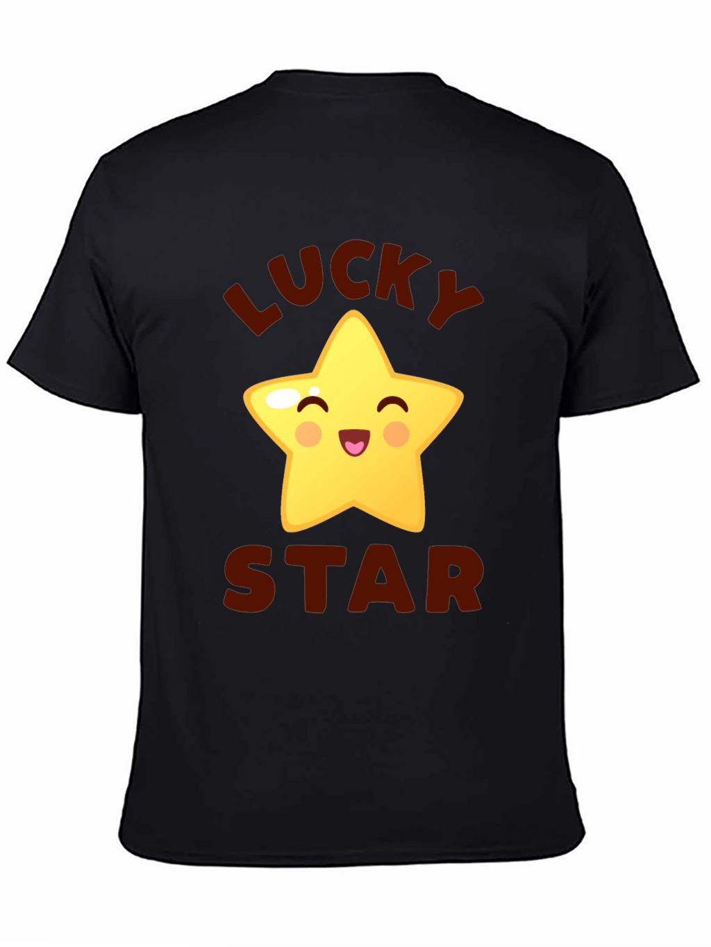 Lucky Star Graphic Tee - Cute Cartoon Star T-Shirt