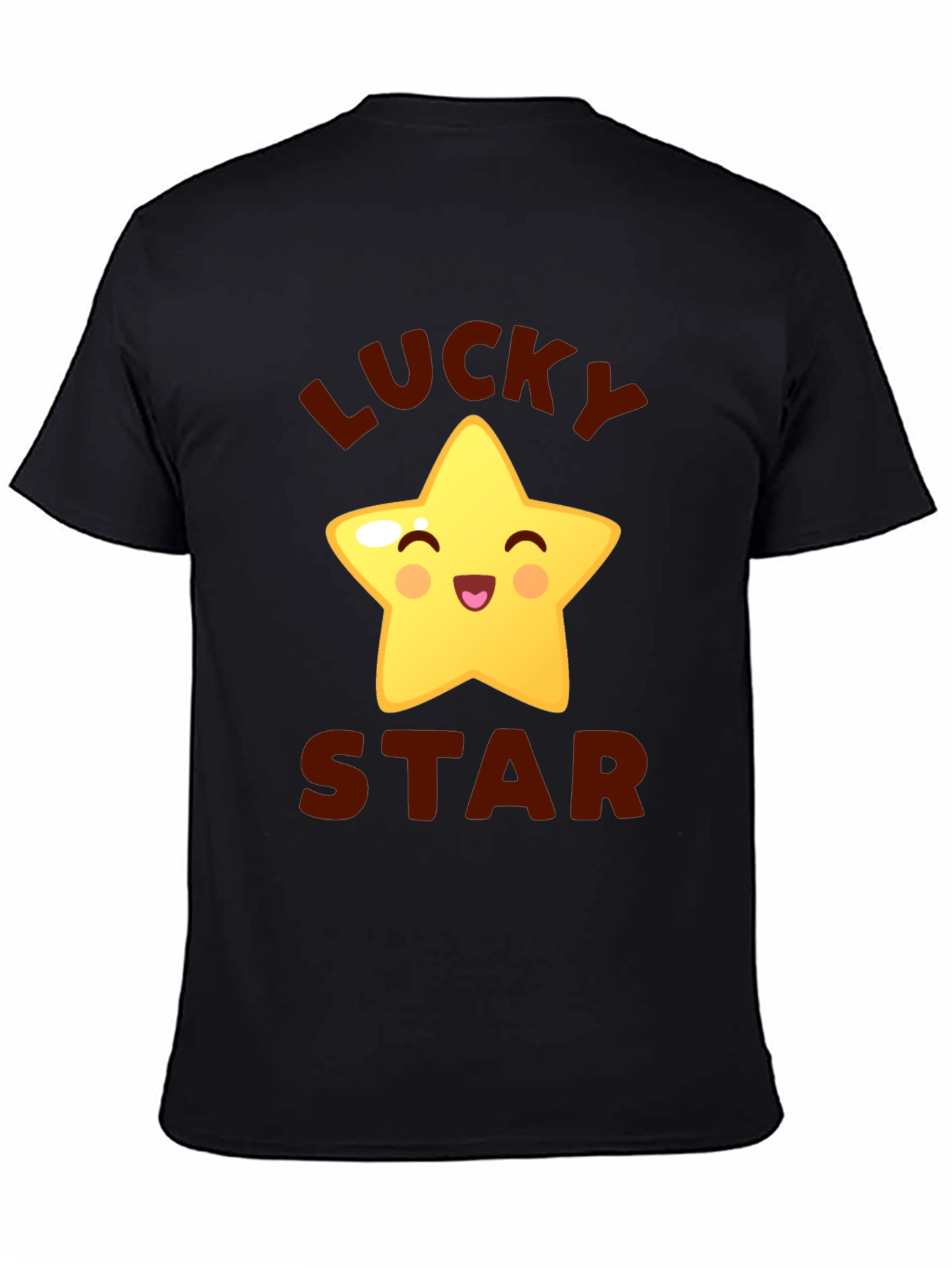 Lucky Star Graphic Tee - Cute Cartoon Star T-Shirt