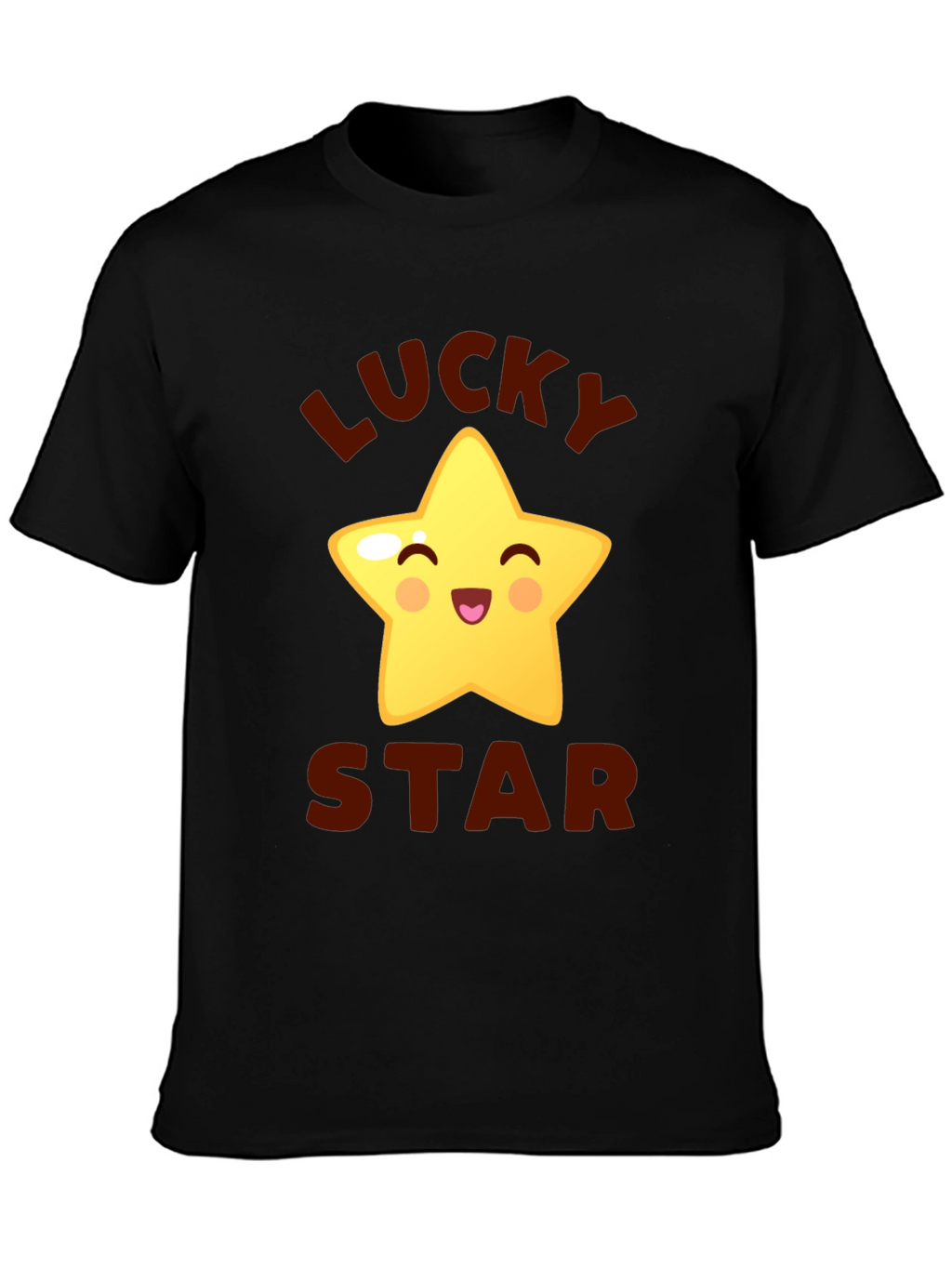 Lucky Star Graphic Tee - Cute Cartoon Star T-Shirt