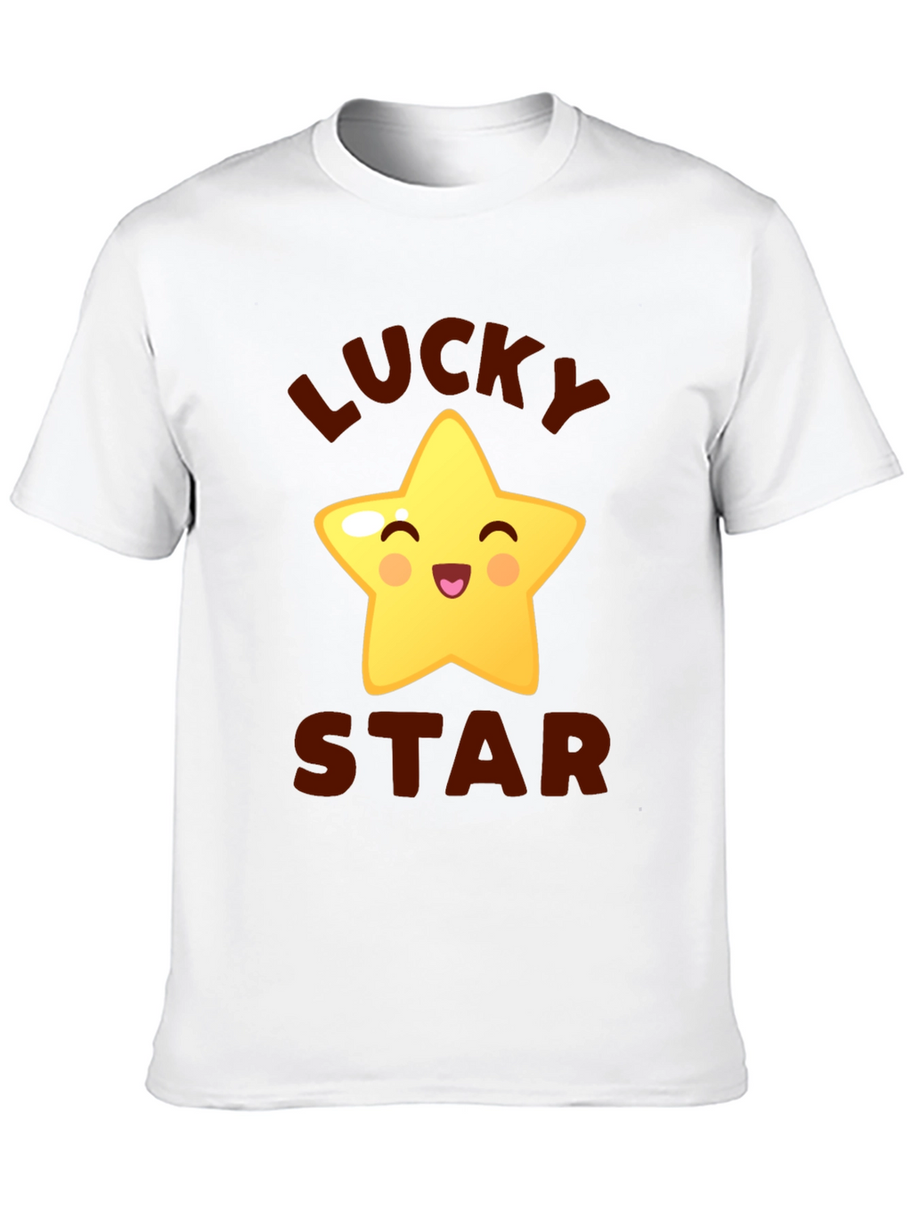 Lucky Star Graphic Tee - Cute Cartoon Star T-Shirt
