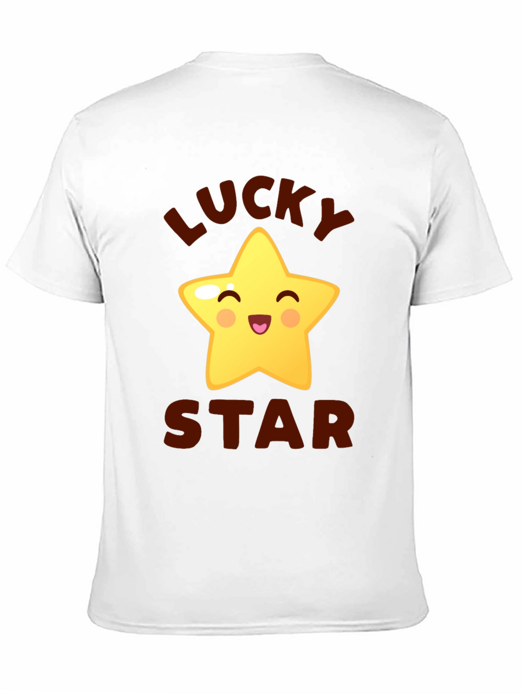 Lucky Star Graphic Tee - Cute Cartoon Star T-Shirt