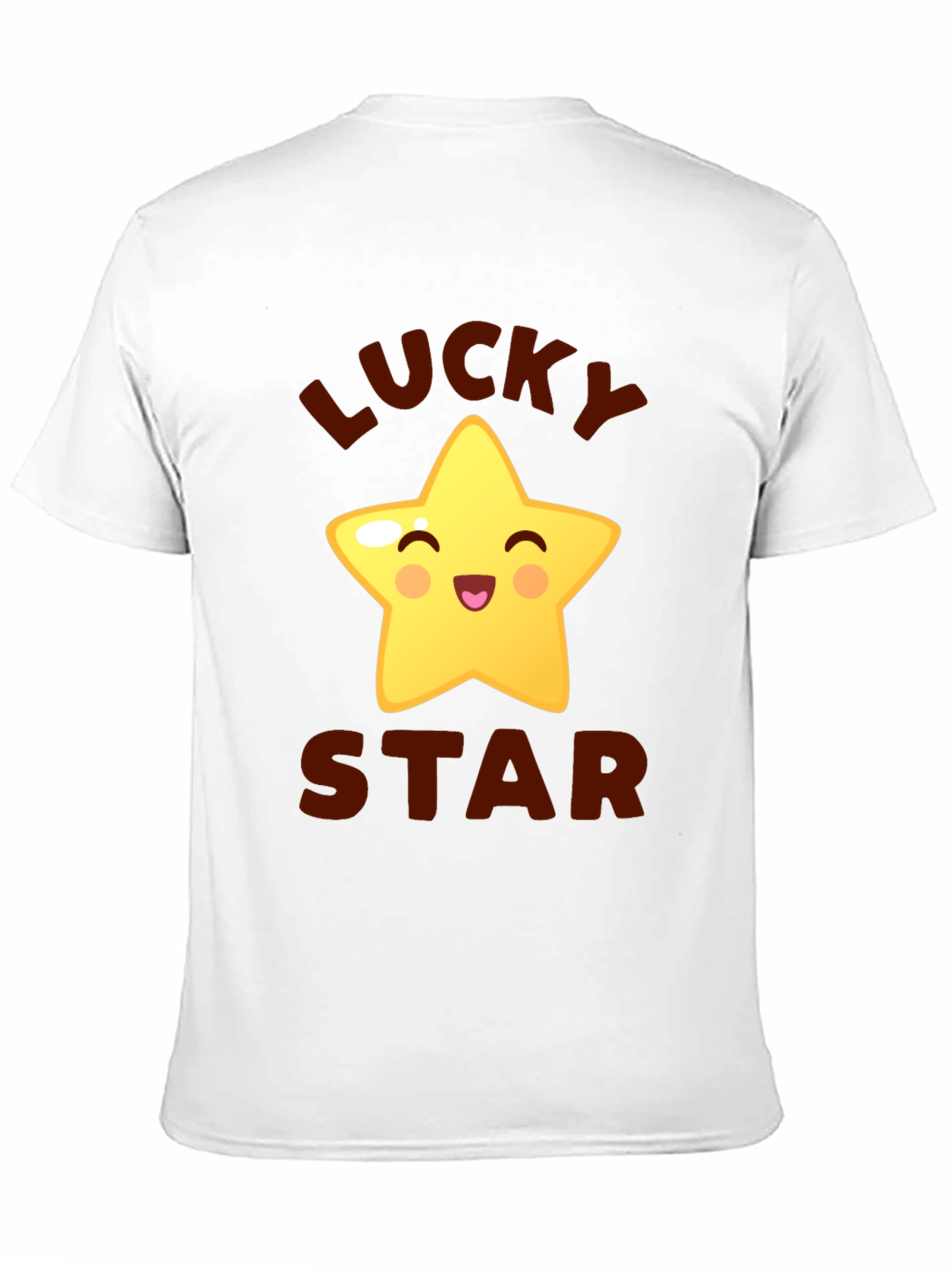 Lucky Star Graphic Tee - Cute Cartoon Star T-Shirt