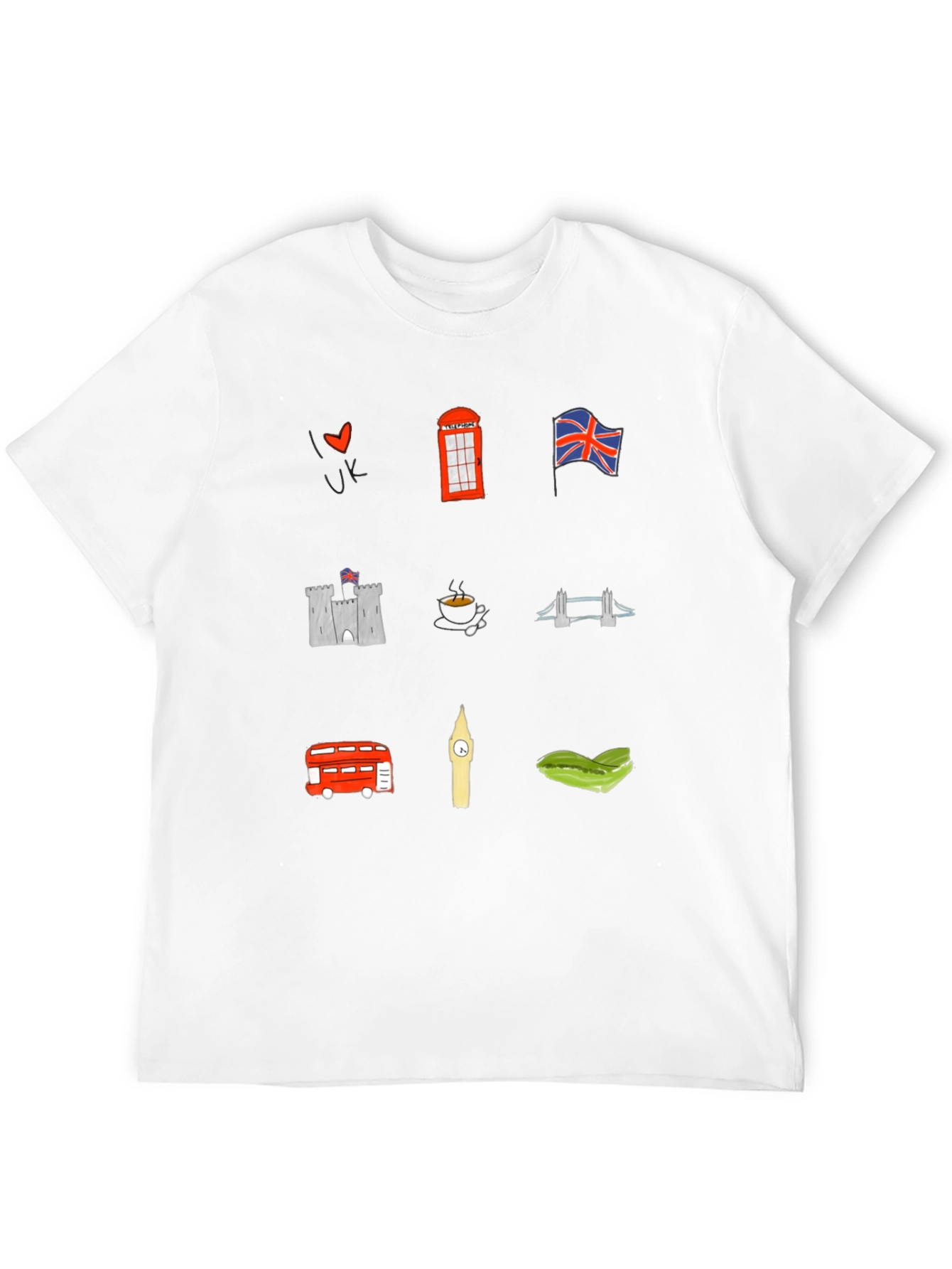 London UK Souvenir Graphic Print Tee