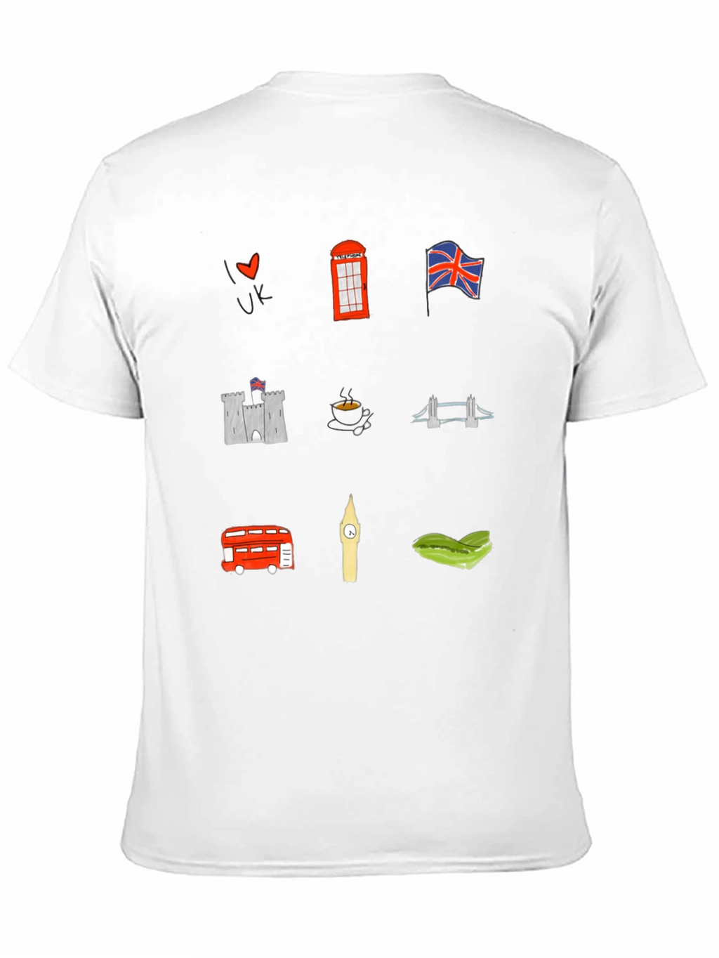 London UK Souvenir Graphic Print Tee