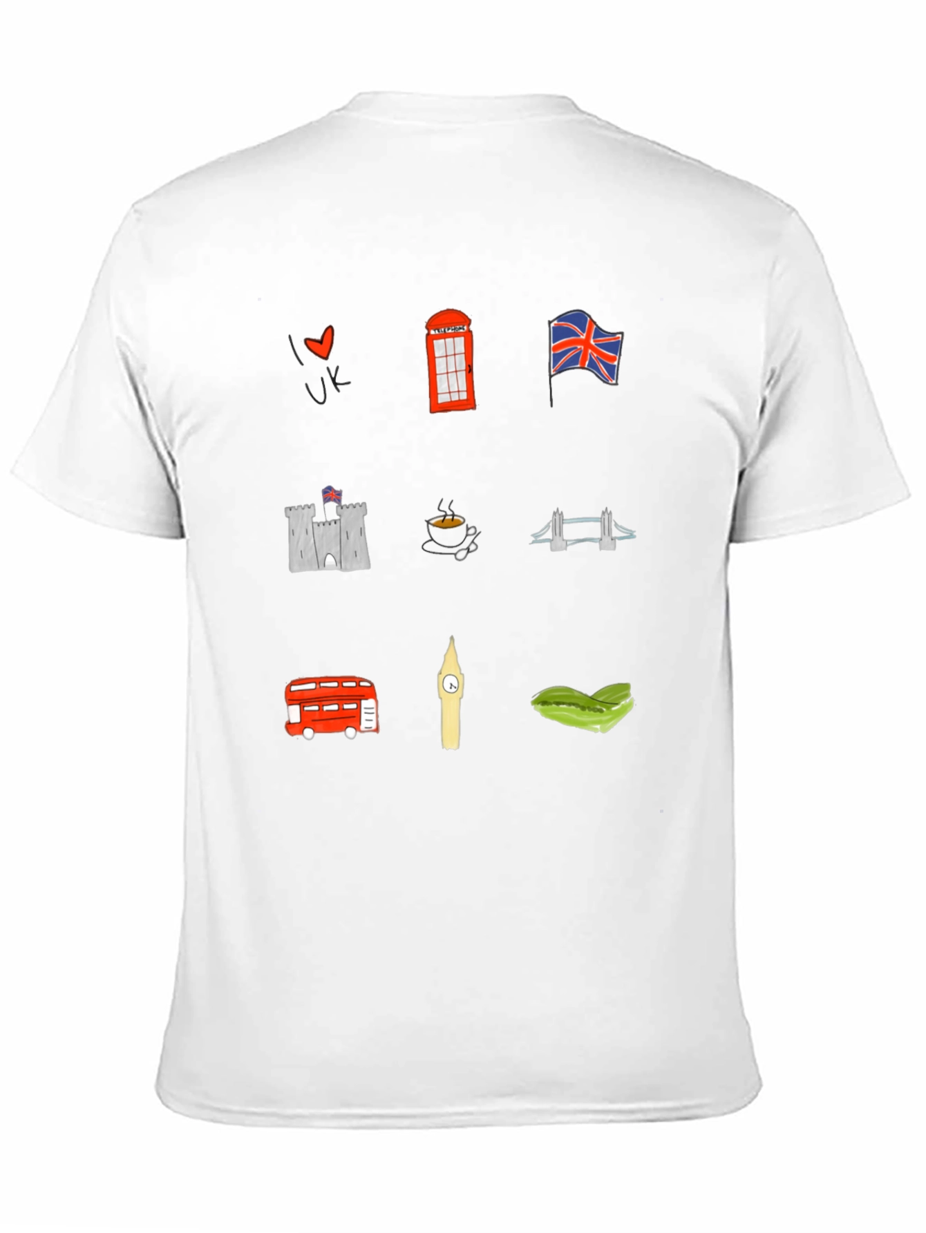 London UK Souvenir Graphic Print Tee