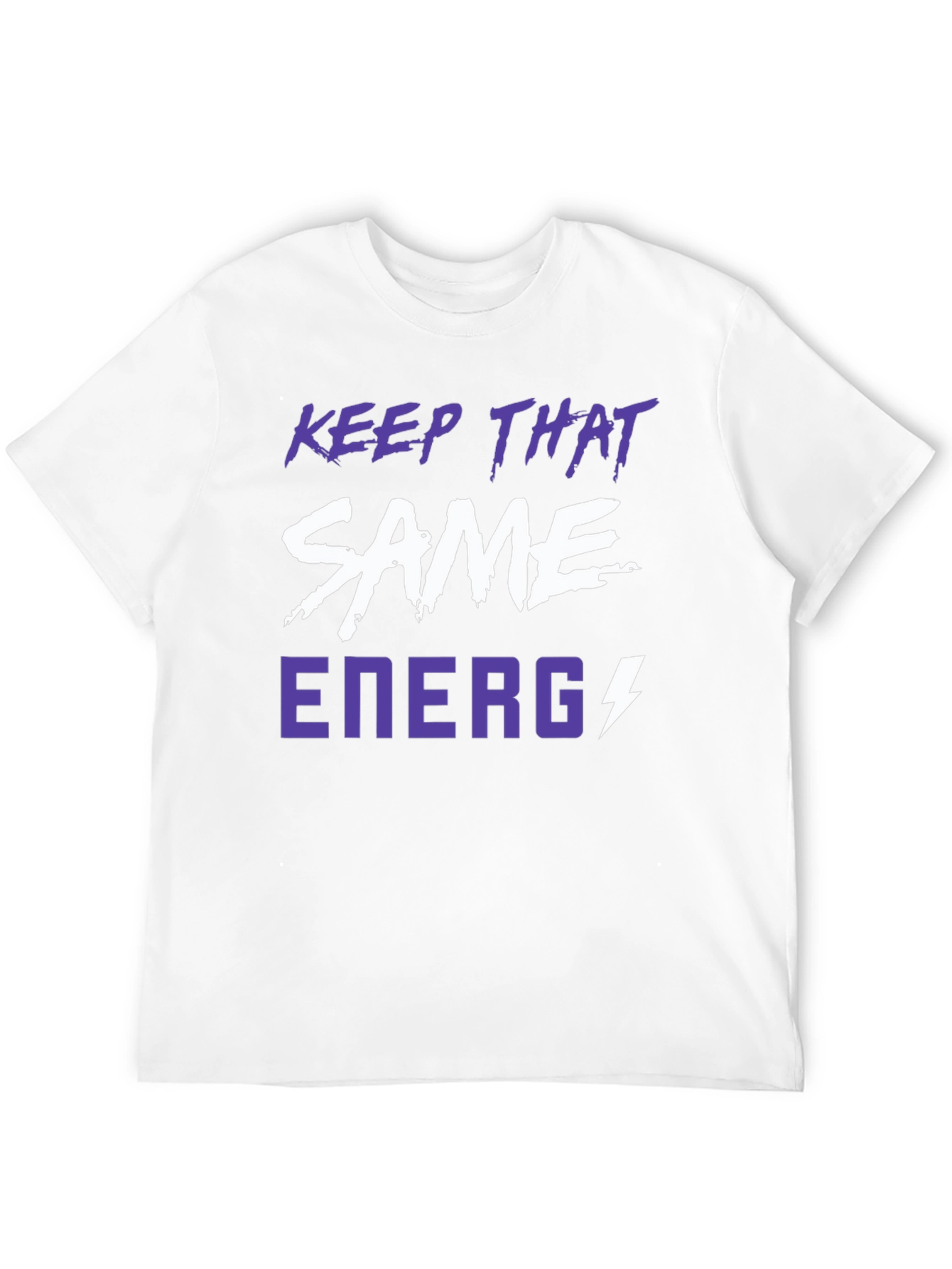 Keep That Same Energy Graphic Tee - Black