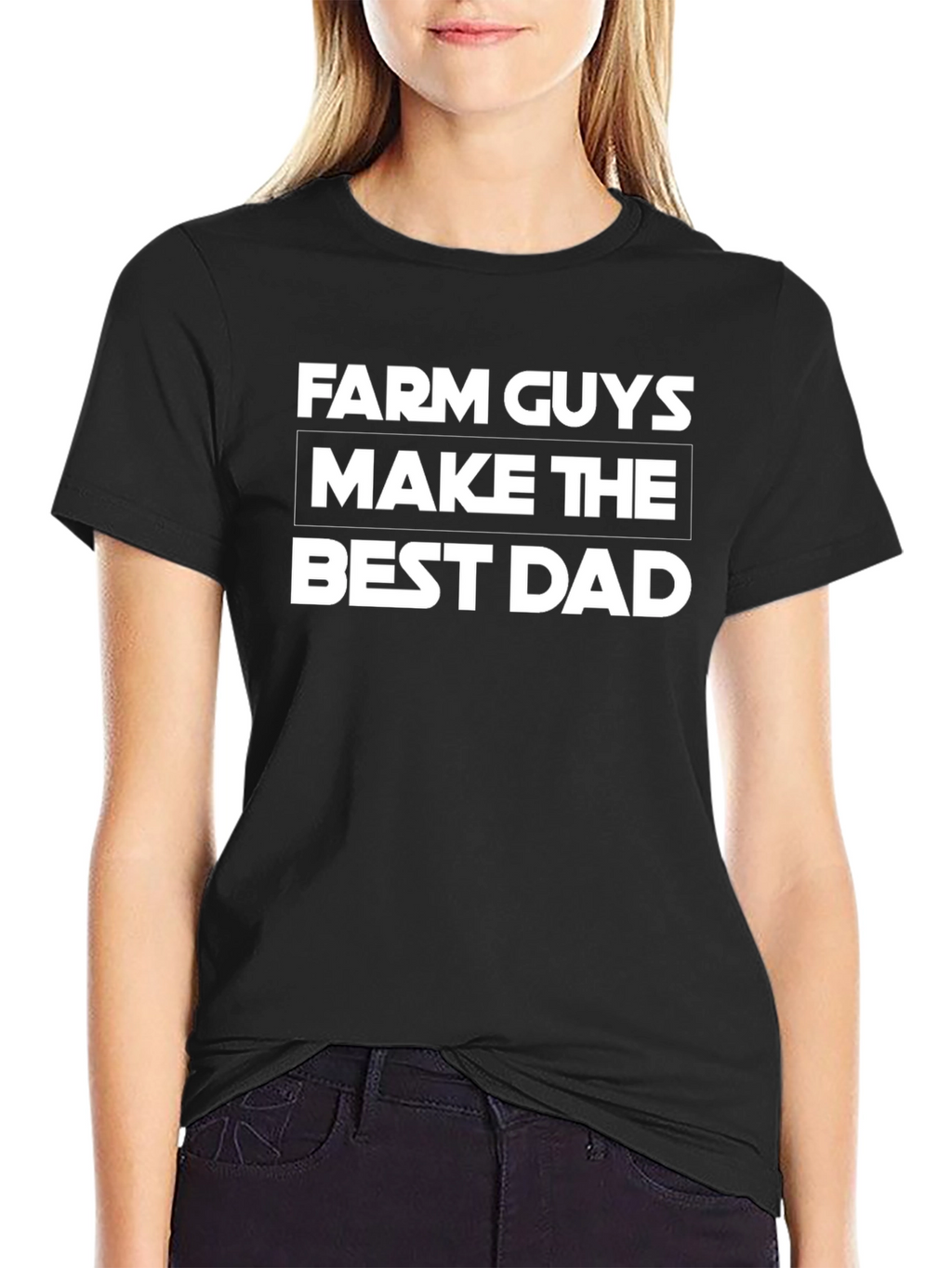 Farm Guys Best Dad Graphic T-Shirt