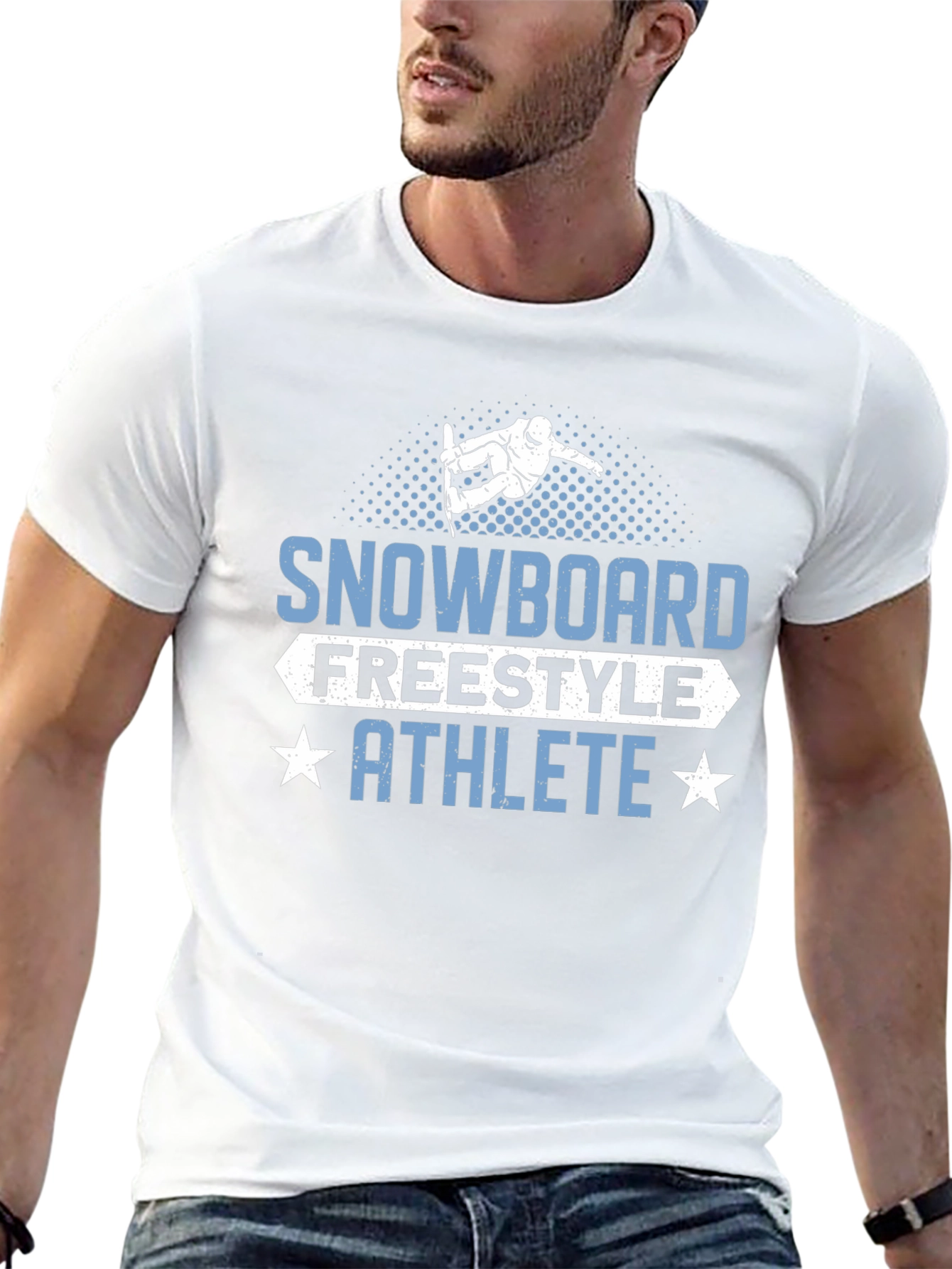 Snowboard Freestyle Athlete Graphic Tee