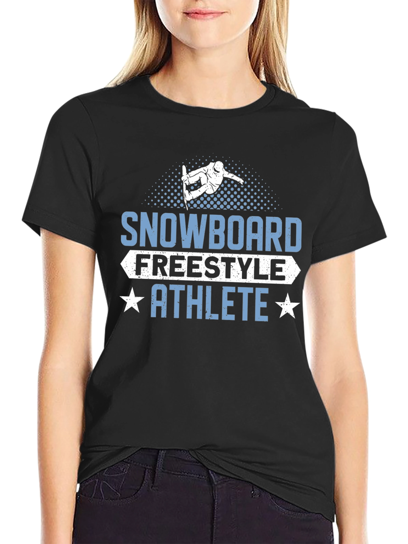 Snowboard Freestyle Athlete Graphic Tee