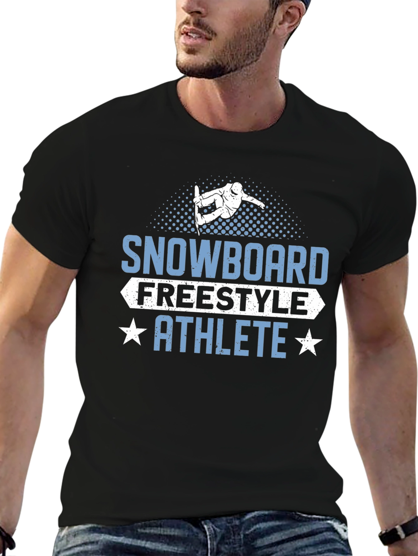 Snowboard Freestyle Athlete Graphic Tee