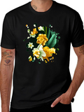 Floral Daffodil T-Shirt - Elegant Spring Fashion