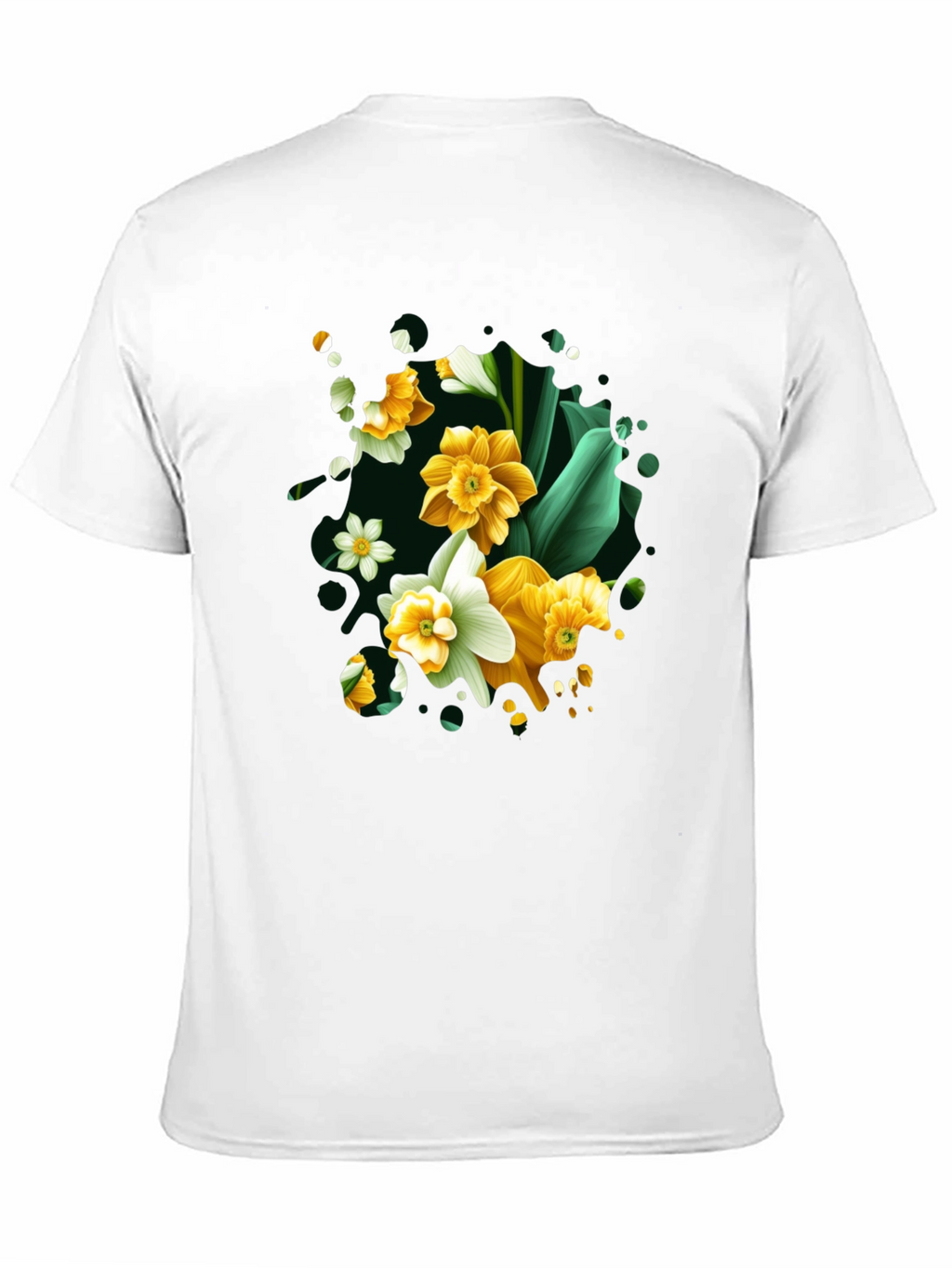 Floral Daffodil T-Shirt - Elegant Spring Fashion