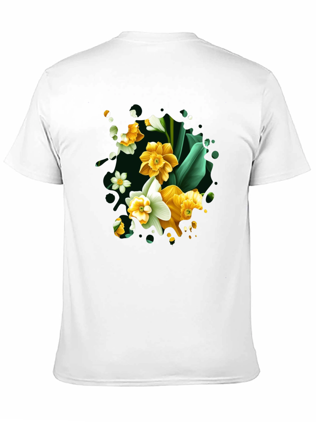 Floral Daffodil T-Shirt - Elegant Spring Fashion