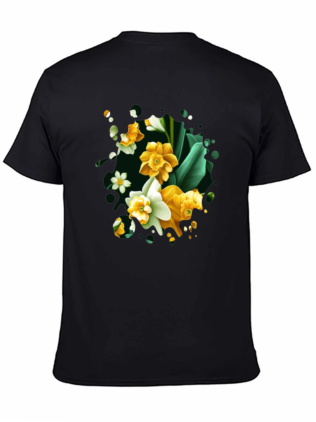 Floral Daffodil T-Shirt - Elegant Spring Fashion