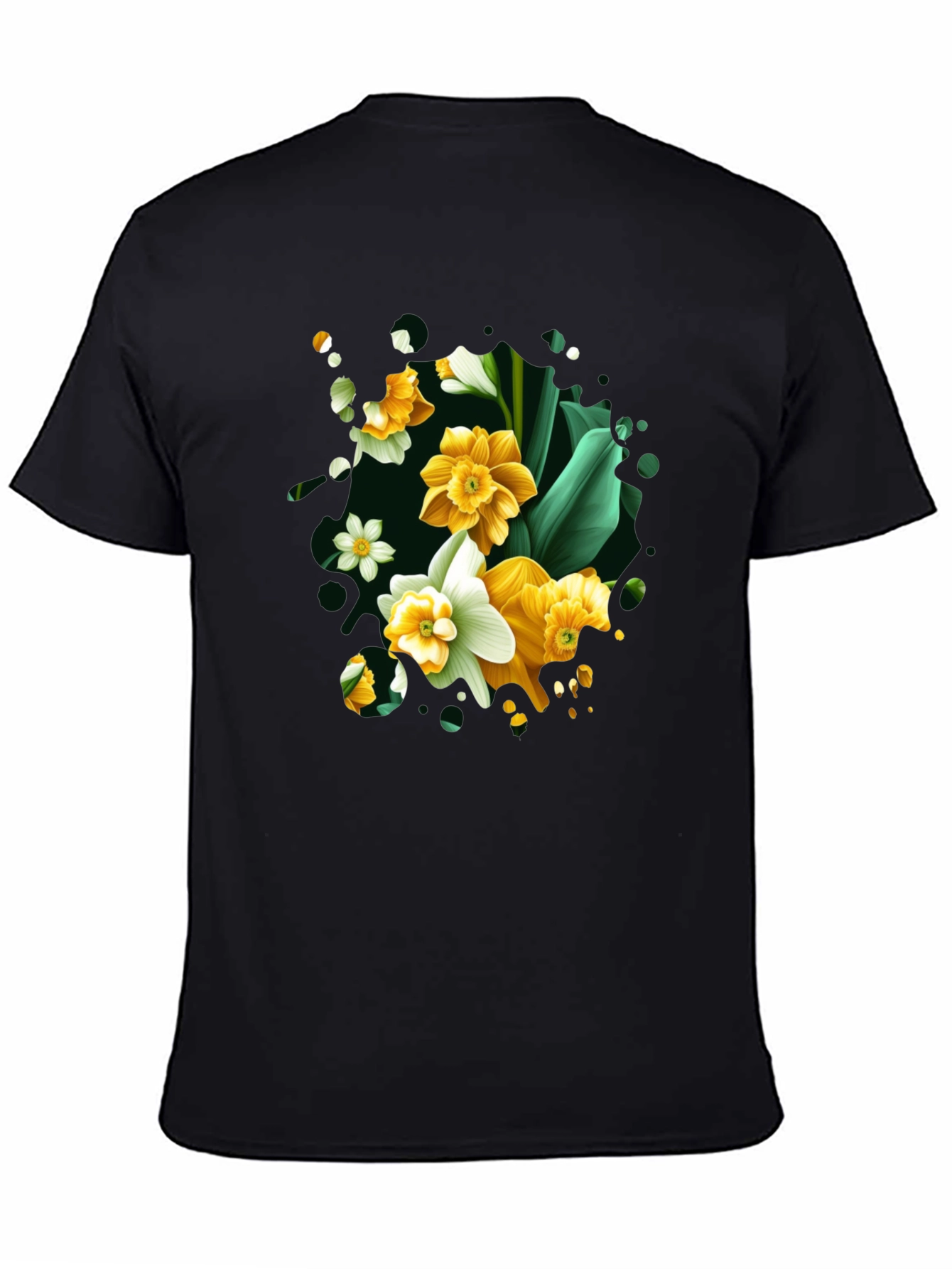 Floral Daffodil T-Shirt - Elegant Spring Fashion