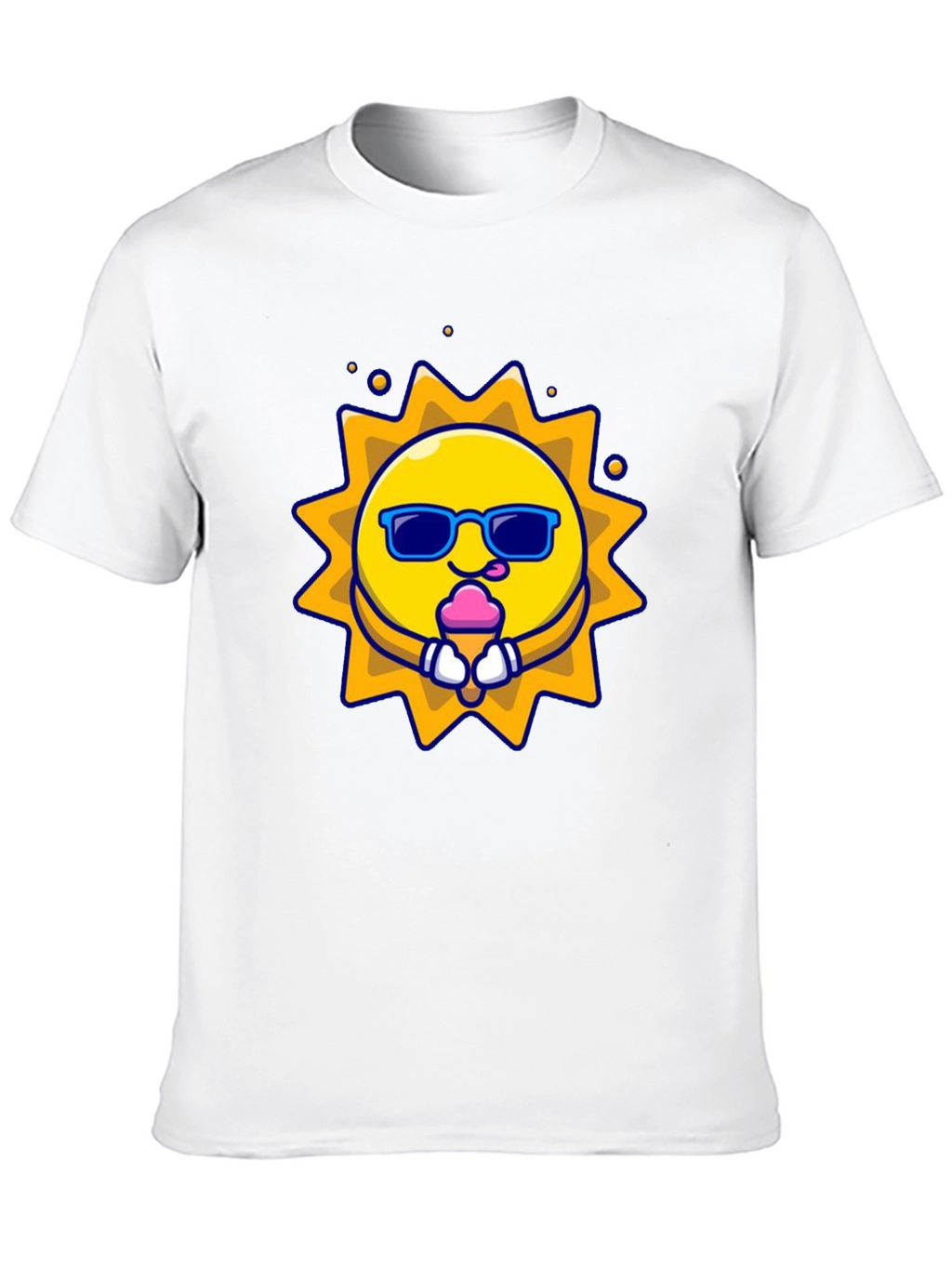 Fun Sun Ice Cream Graphic Tee - Black