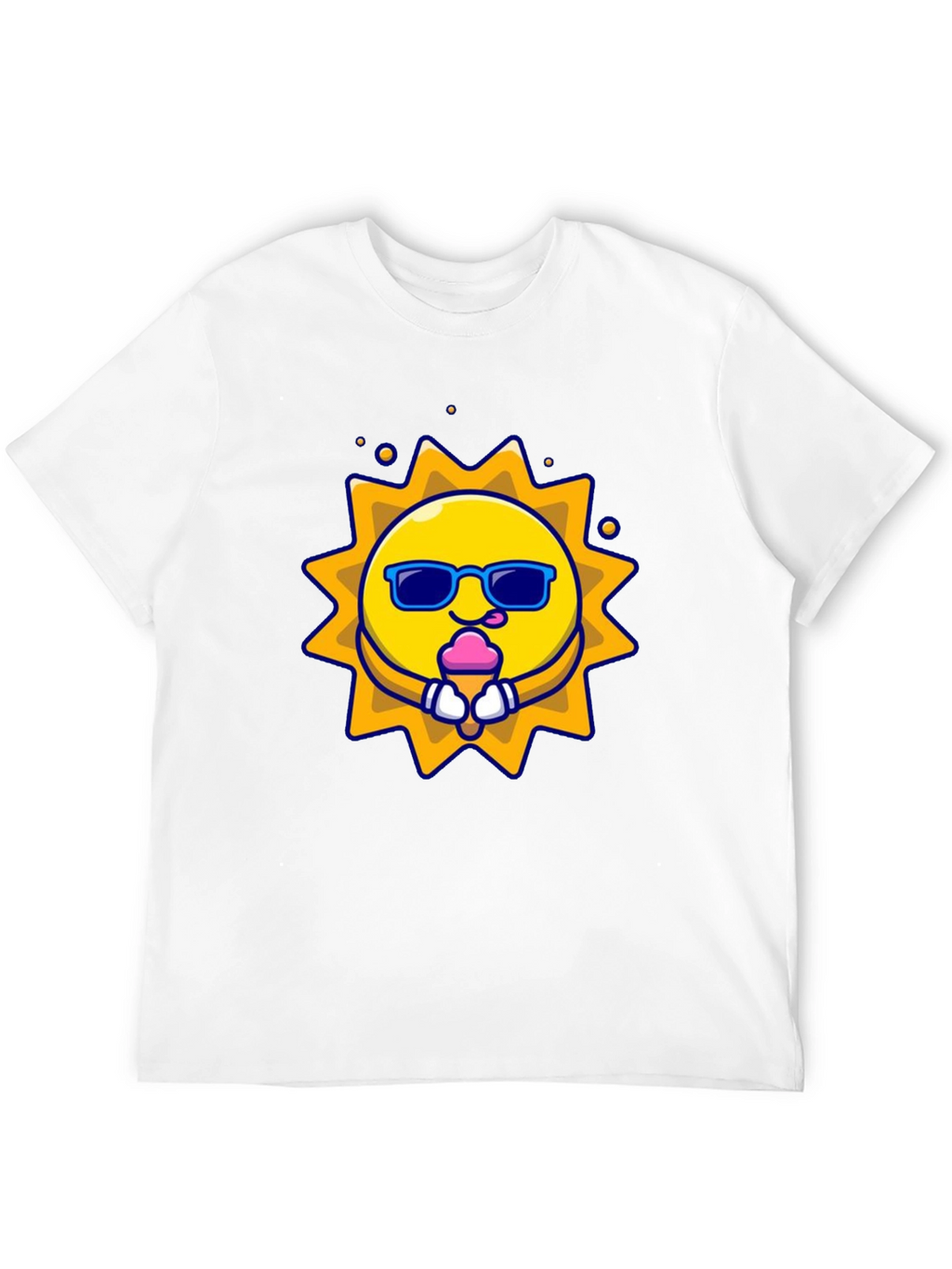 Fun Sun Ice Cream Graphic Tee - Black