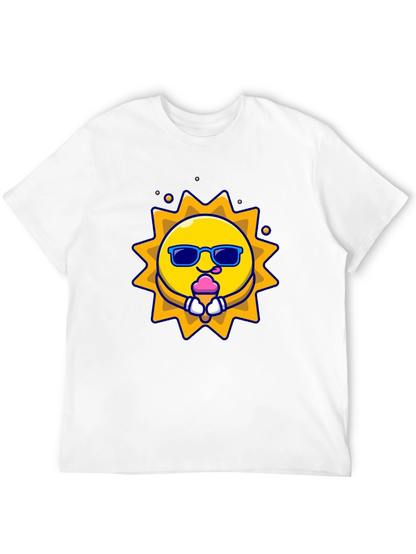 Fun Sun Ice Cream Graphic Tee - Black