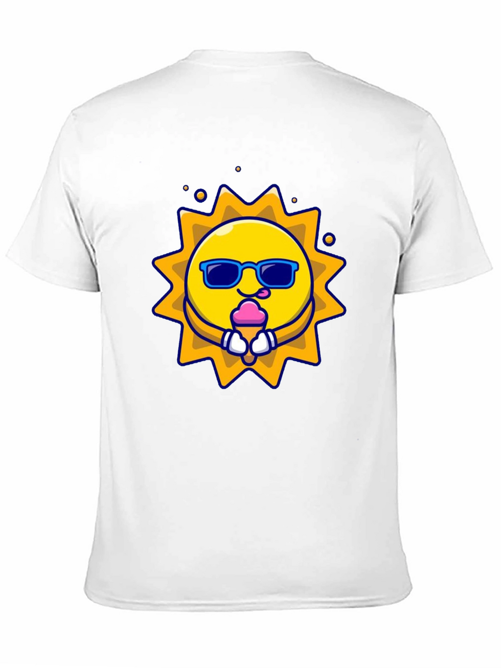 Fun Sun Ice Cream Graphic Tee - Black