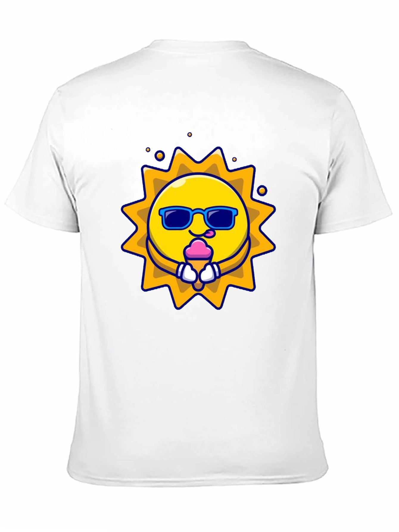 Fun Sun Ice Cream Graphic Tee - Black