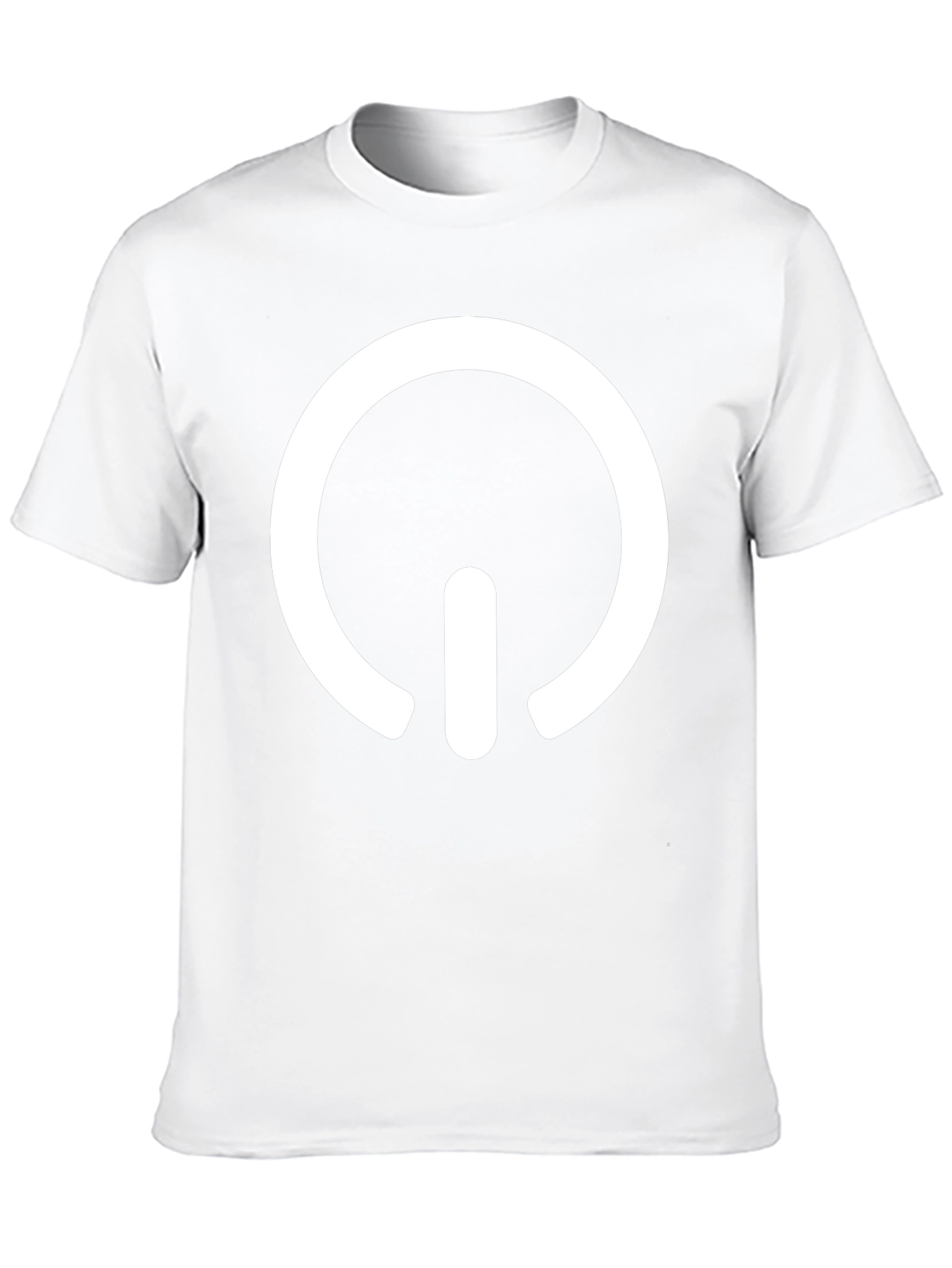 Power Symbol Graphic Tee - Modern Black T-Shirt