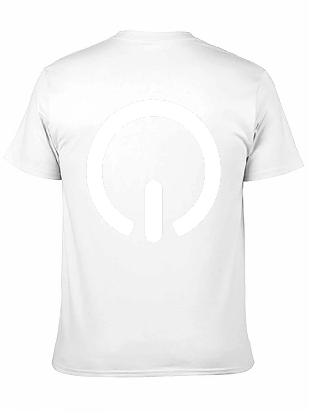Power Symbol Graphic Tee - Modern Black T-Shirt