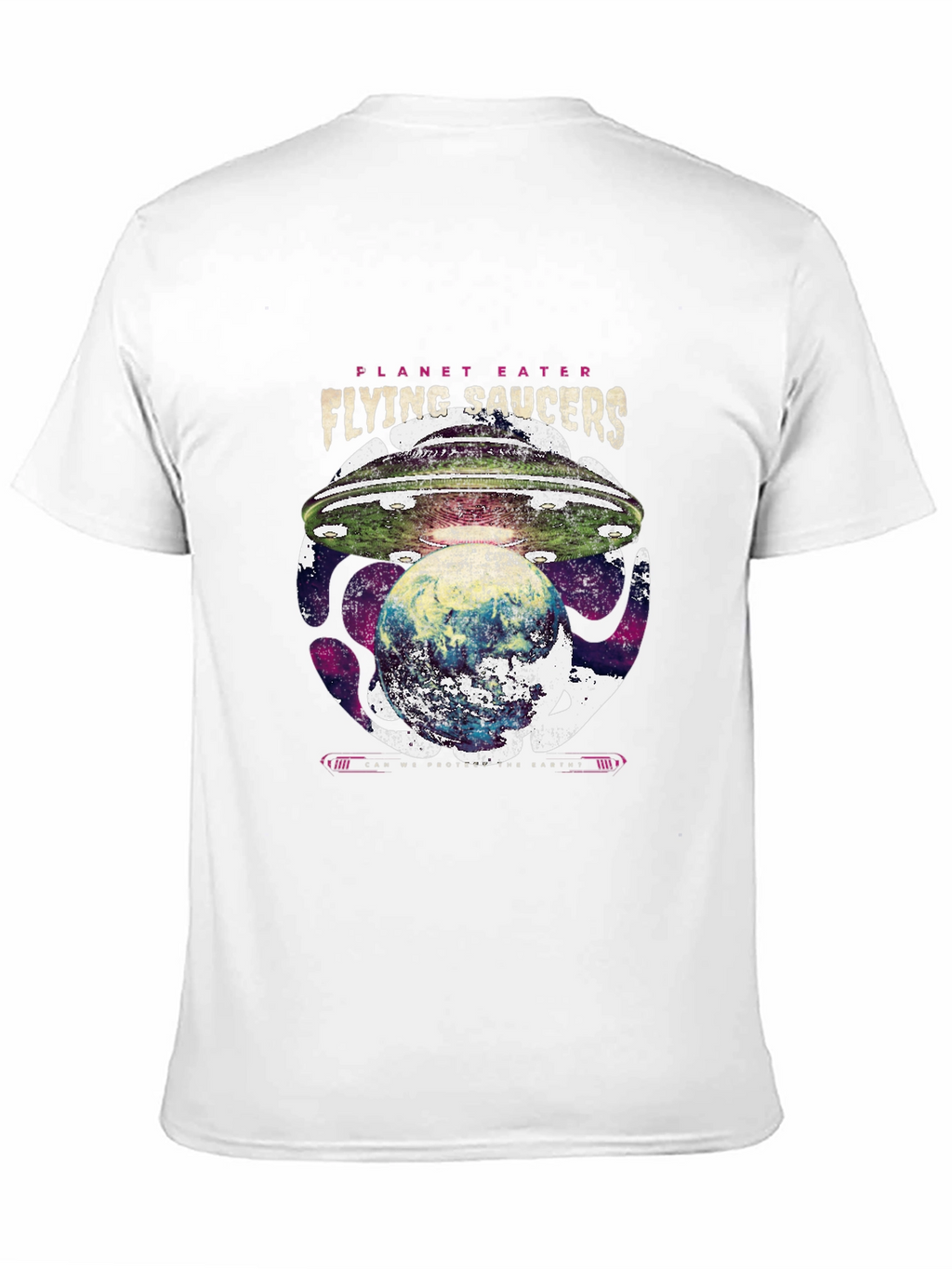 Planet Eater UFO T-Shirt - Flying Saucers Graphic Tee