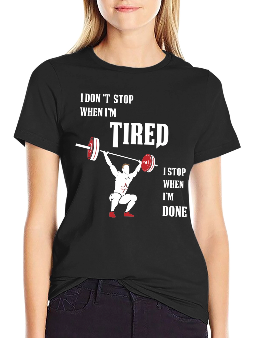Workout Motivation T-Shirt: Tired vs Done