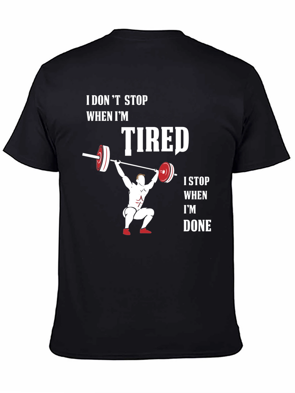 Workout Motivation T-Shirt: Tired vs Done