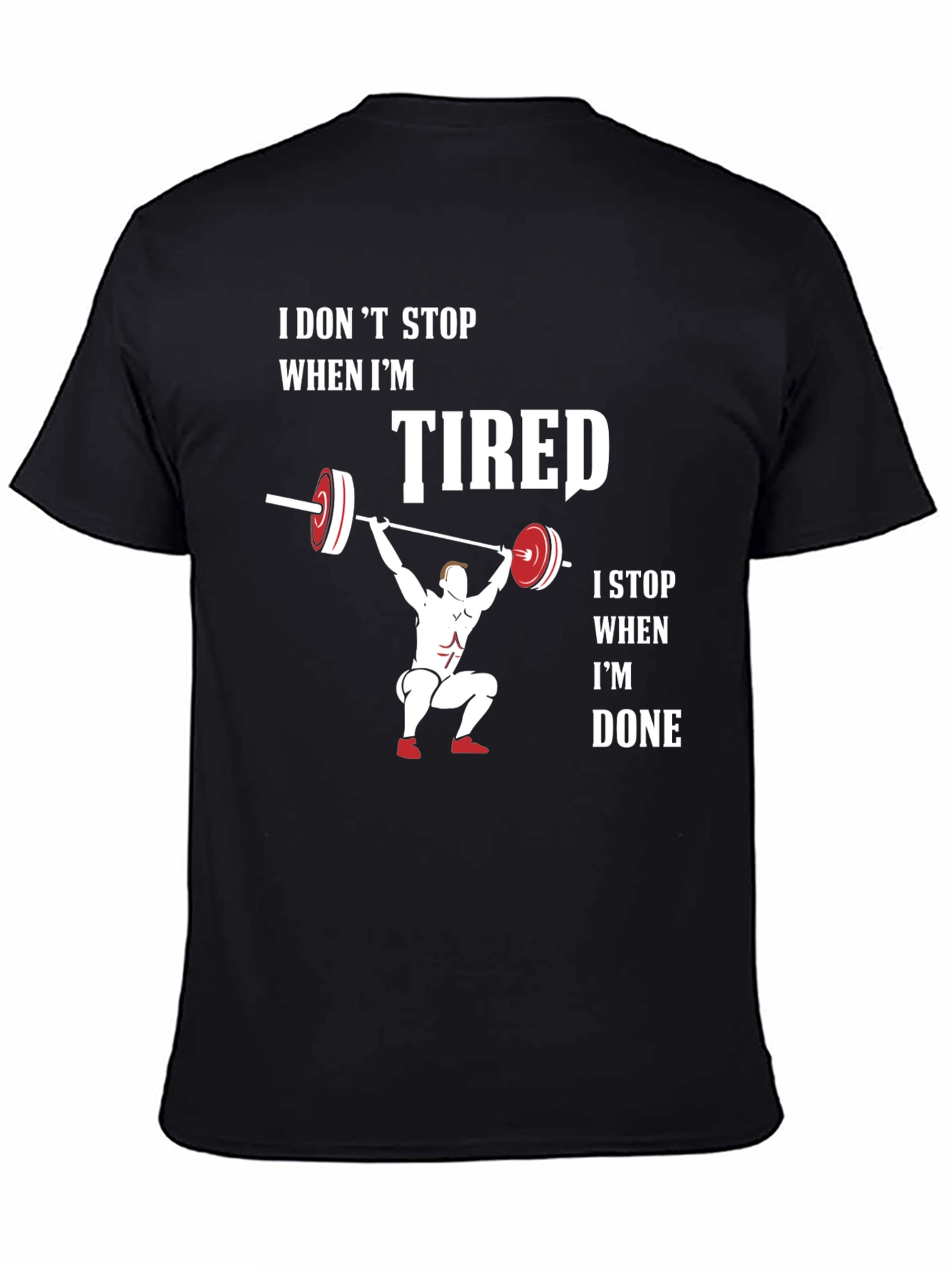 Workout Motivation T-Shirt: Tired vs Done