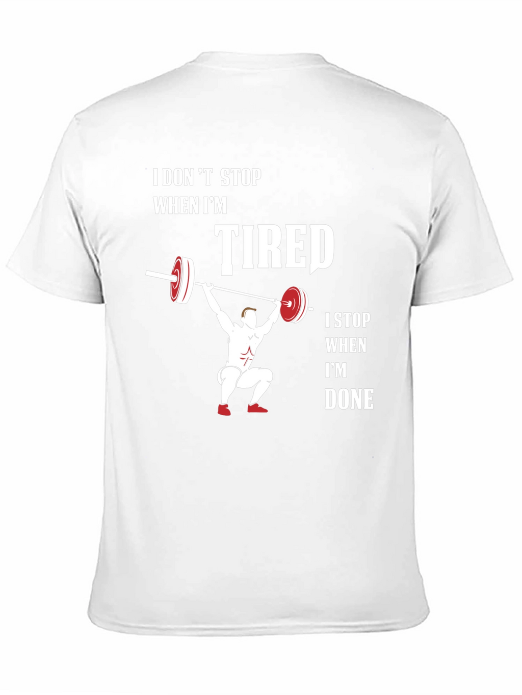 Workout Motivation T-Shirt: Tired vs Done