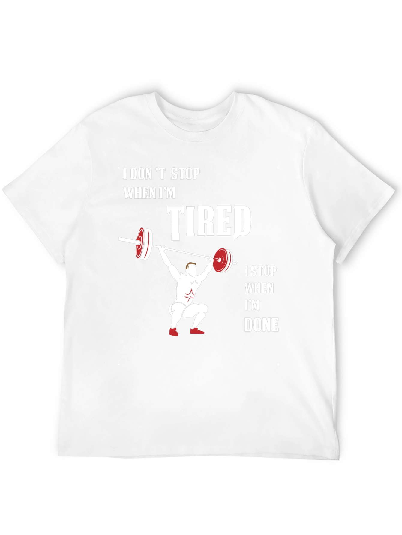 Workout Motivation T-Shirt: Tired vs Done