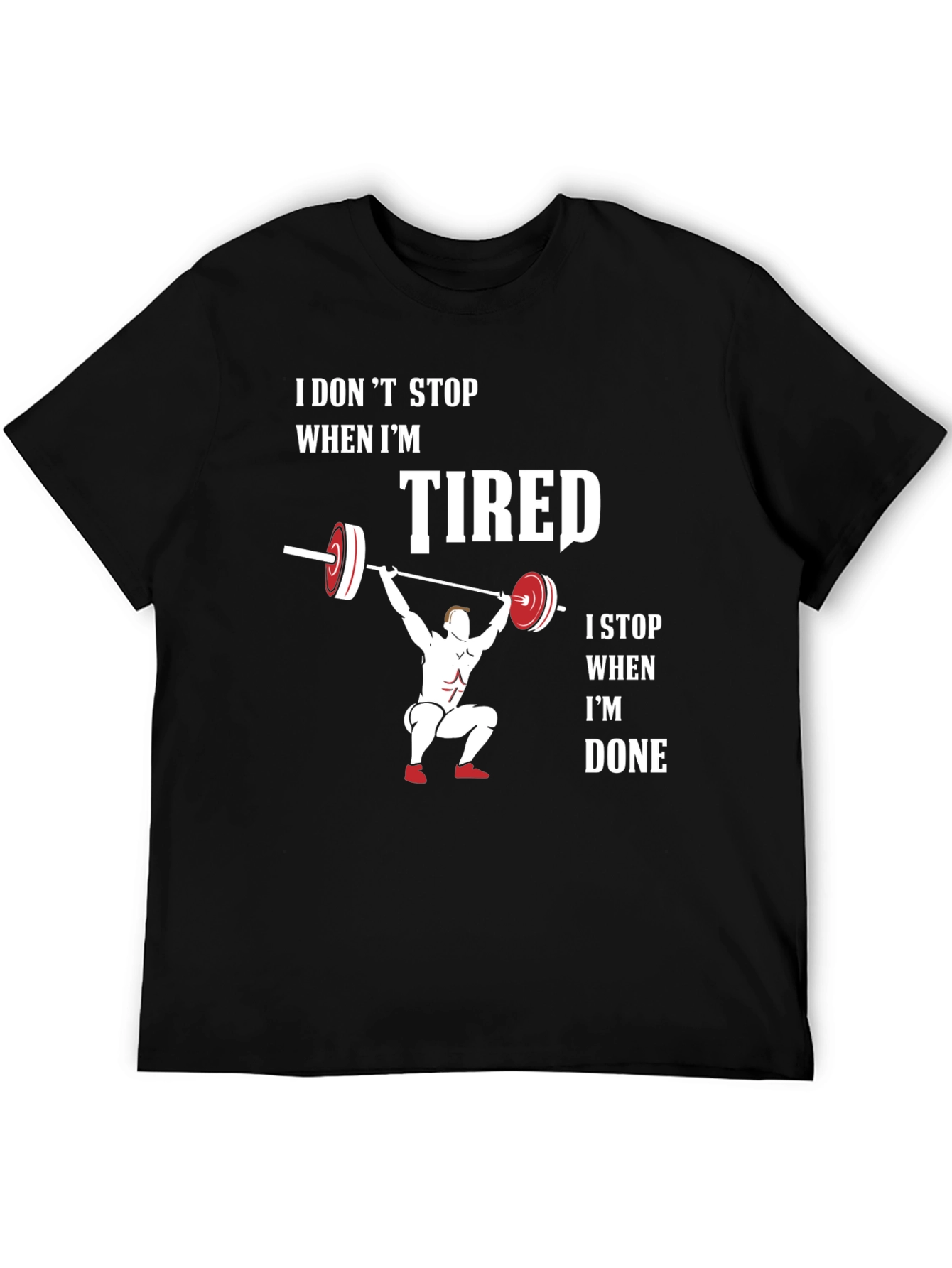 Workout Motivation T-Shirt: Tired vs Done