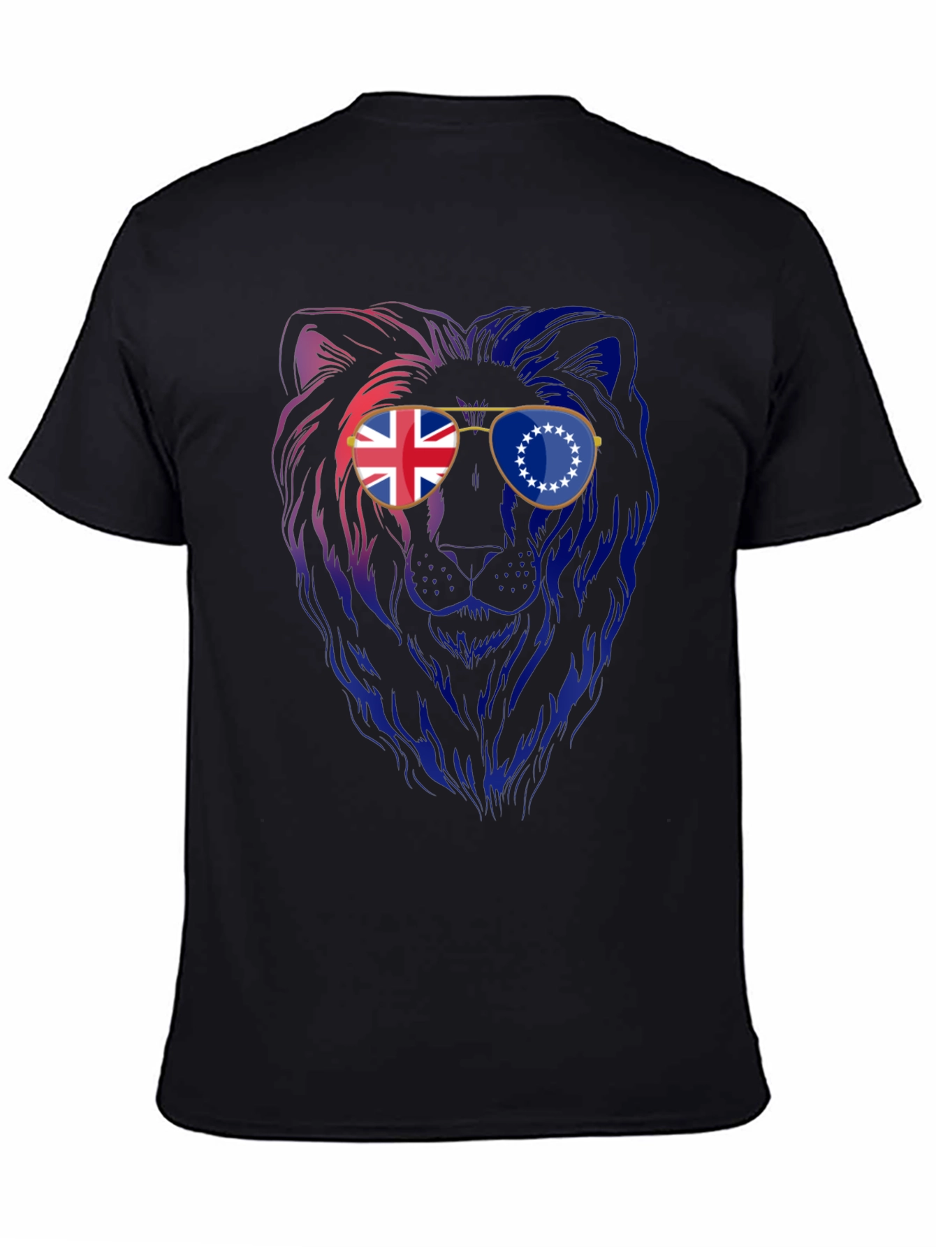 Lion Sunglasses Graphic Tee